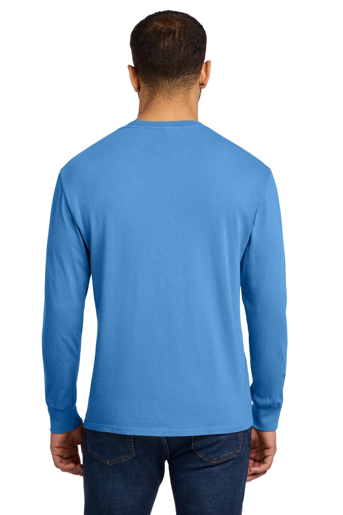 Blue Moon Port & Co Beach Wash Garment-Dyed Long Sleeve Tee PC099LS