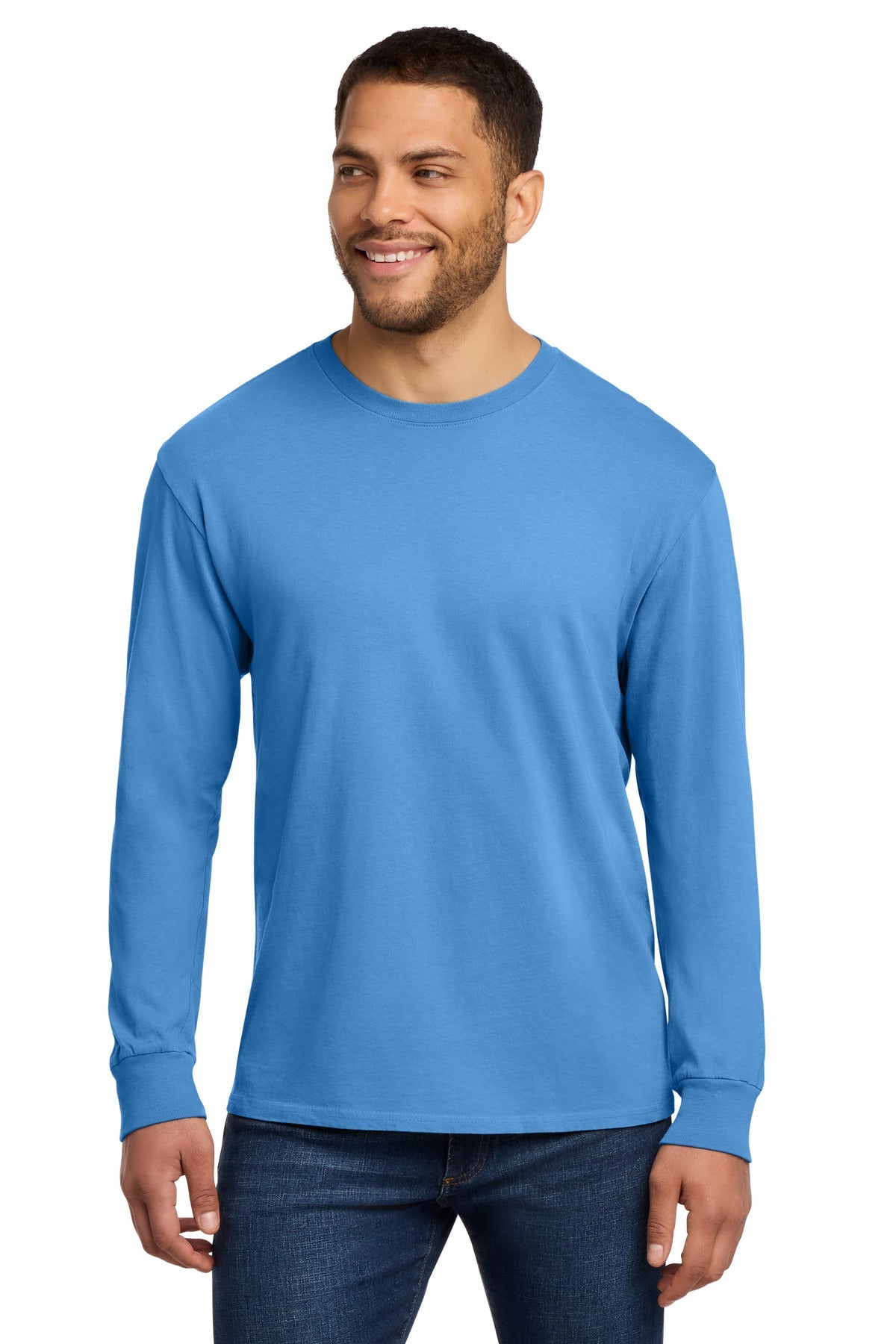 Blue Moon Port & Co Beach Wash Garment-Dyed Long Sleeve Tee PC099LS