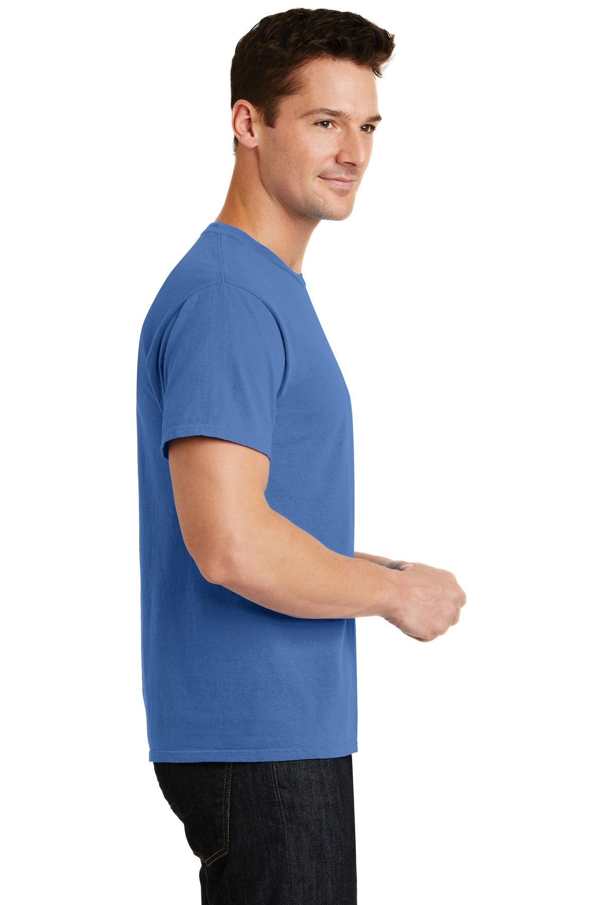 Blue Moon Port & Co Beach Wash Garment-Dyed Tee. PC099
