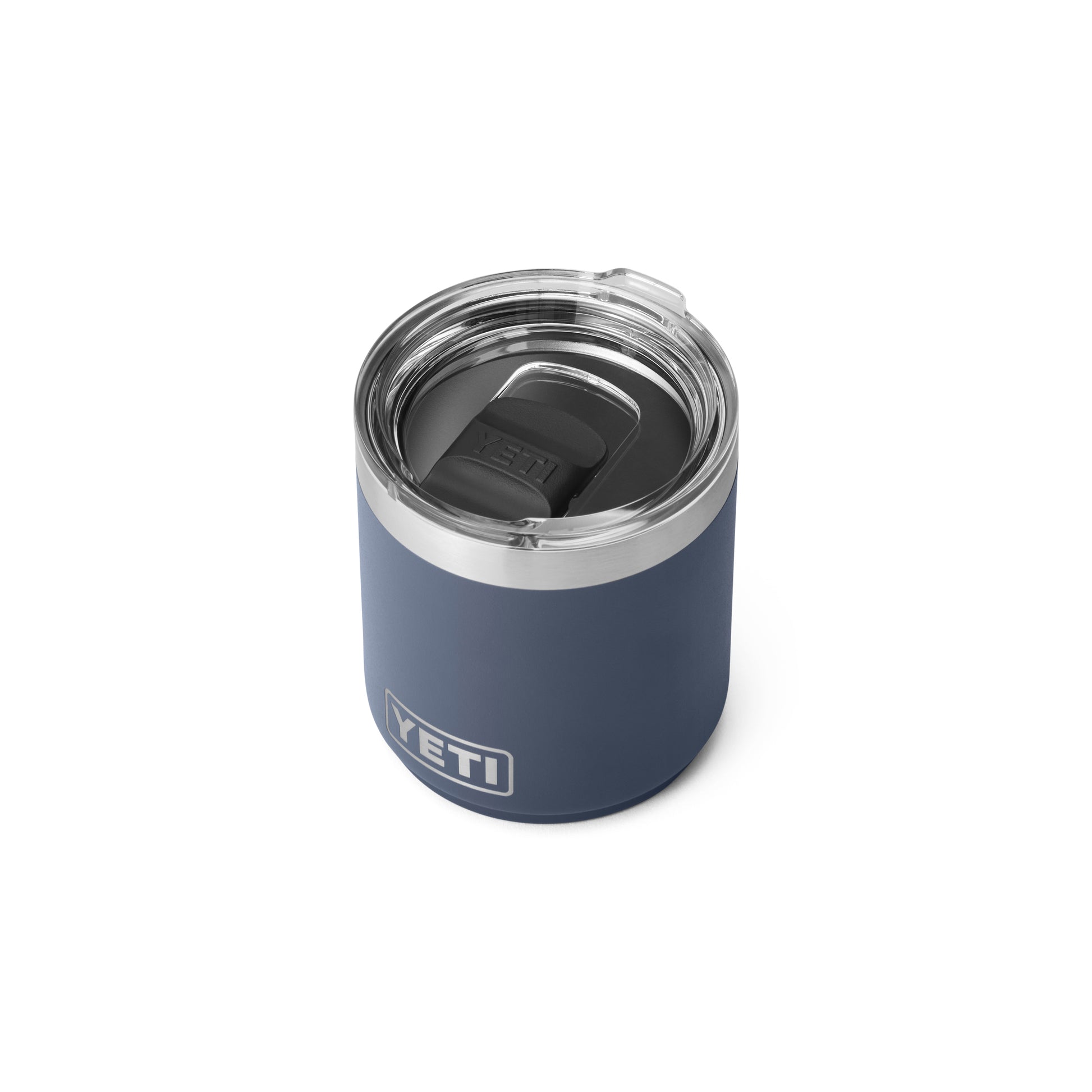 Blue-Navy Rambler® 10 oz Stackable Lowball with MagSlider™ Lid plain