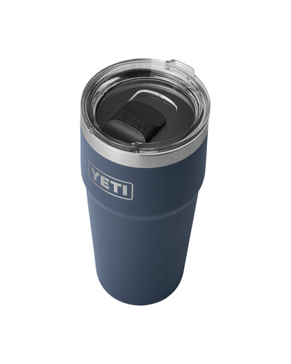 Blue-Navy Rambler® 20 oz Stackable Cup with MagSlider™ Lid plain