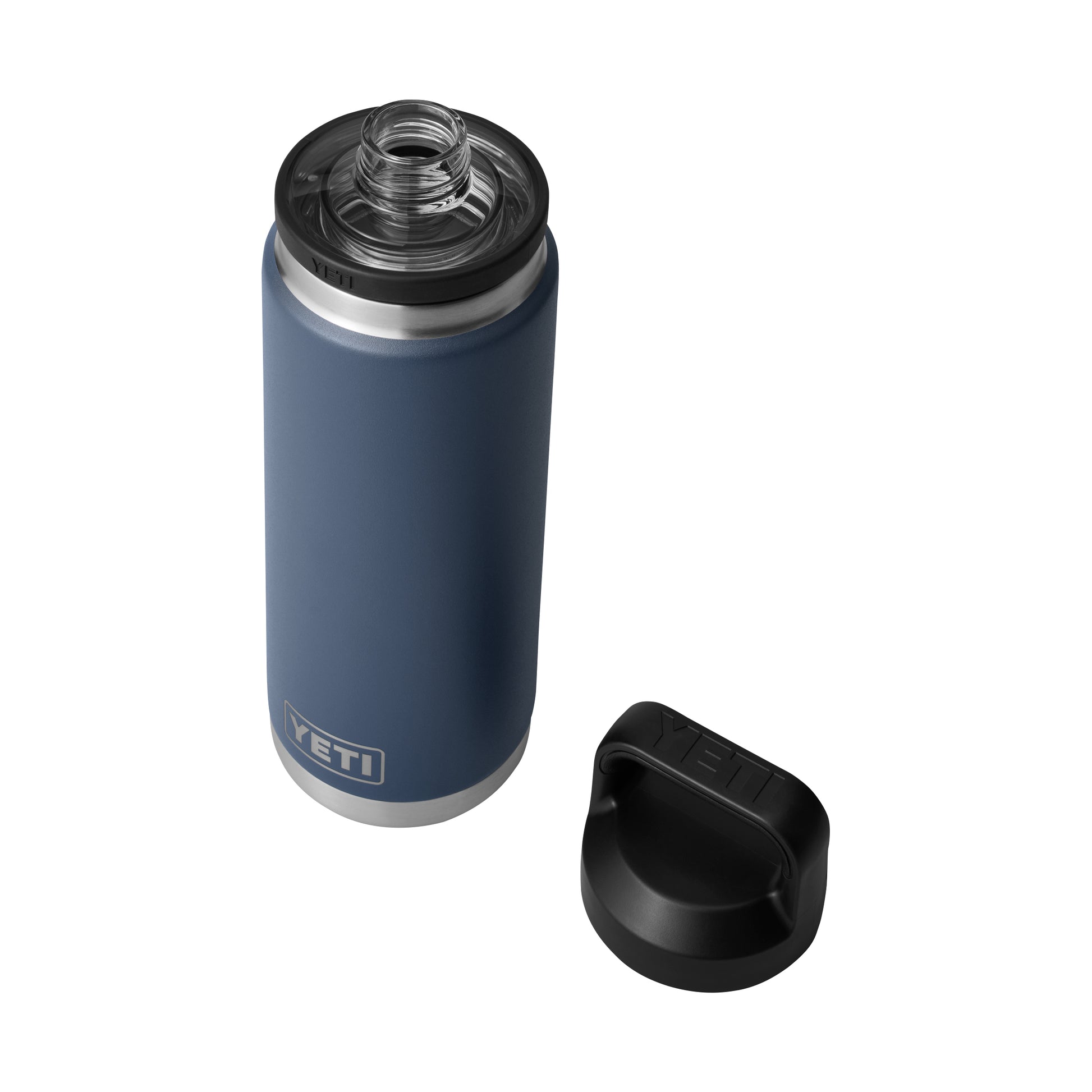 Blue-Navy Rambler® 26 oz Water Bottle with Chug Cap plain