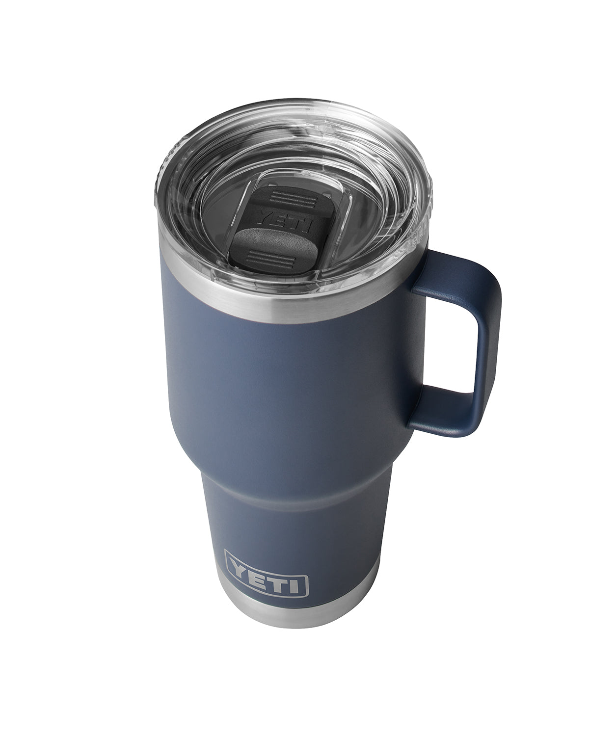 Blue-Navy Rambler® 30 oz Travel Mug with StrongHold™ Lid plain