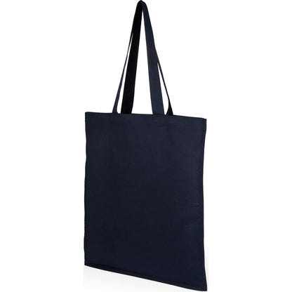 Blue Organic 8oz Cotton Double Stitch Tote plain