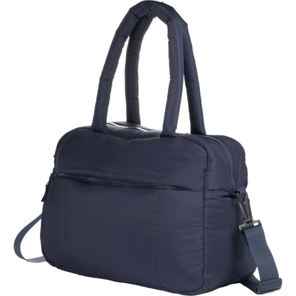 Blue Puffer Recycled Duffle Bag plain