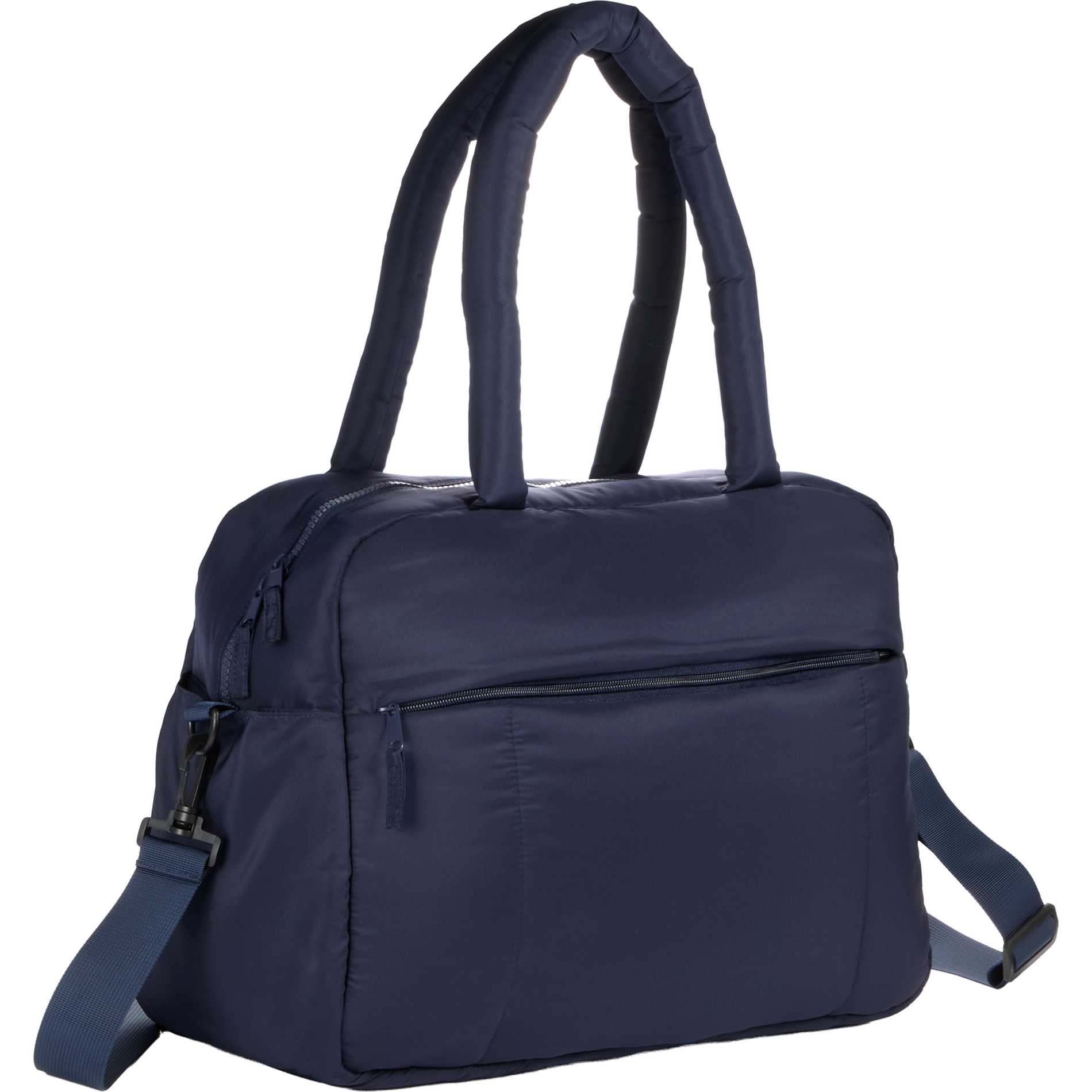Blue Puffer Recycled Duffle Bag plain