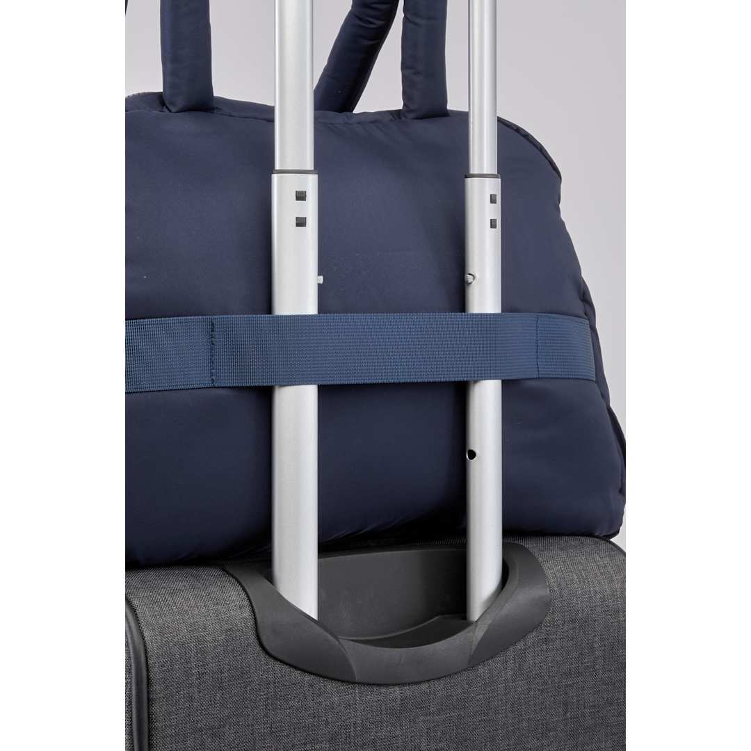 Blue Puffer Recycled Duffle Bag