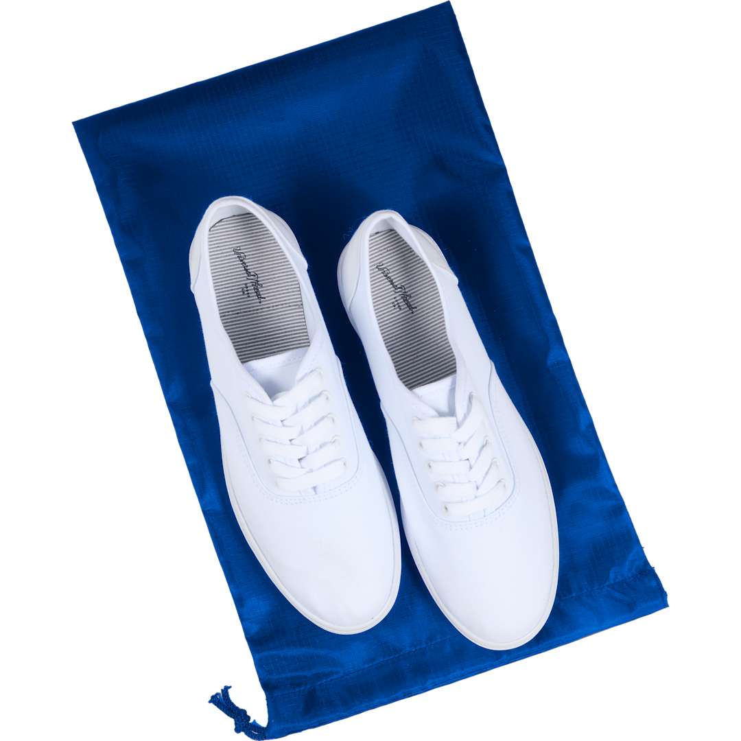 Blue Recycled Travel Bag Set plain