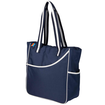 Blue Retro Sport Multipurpose Tote plain