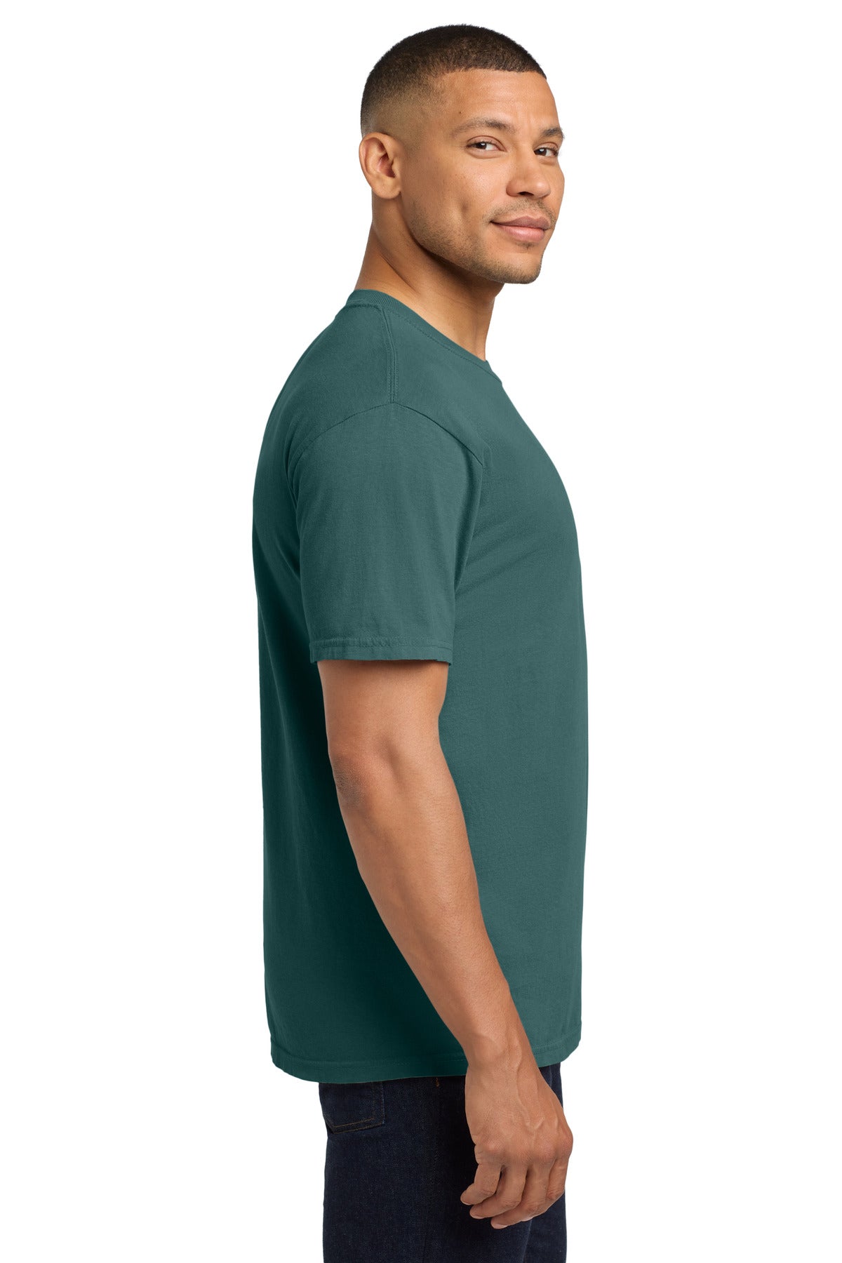Blue Spruce COMFORT COLORS Heavyweight Ring Spun Pocket Tee. 6030