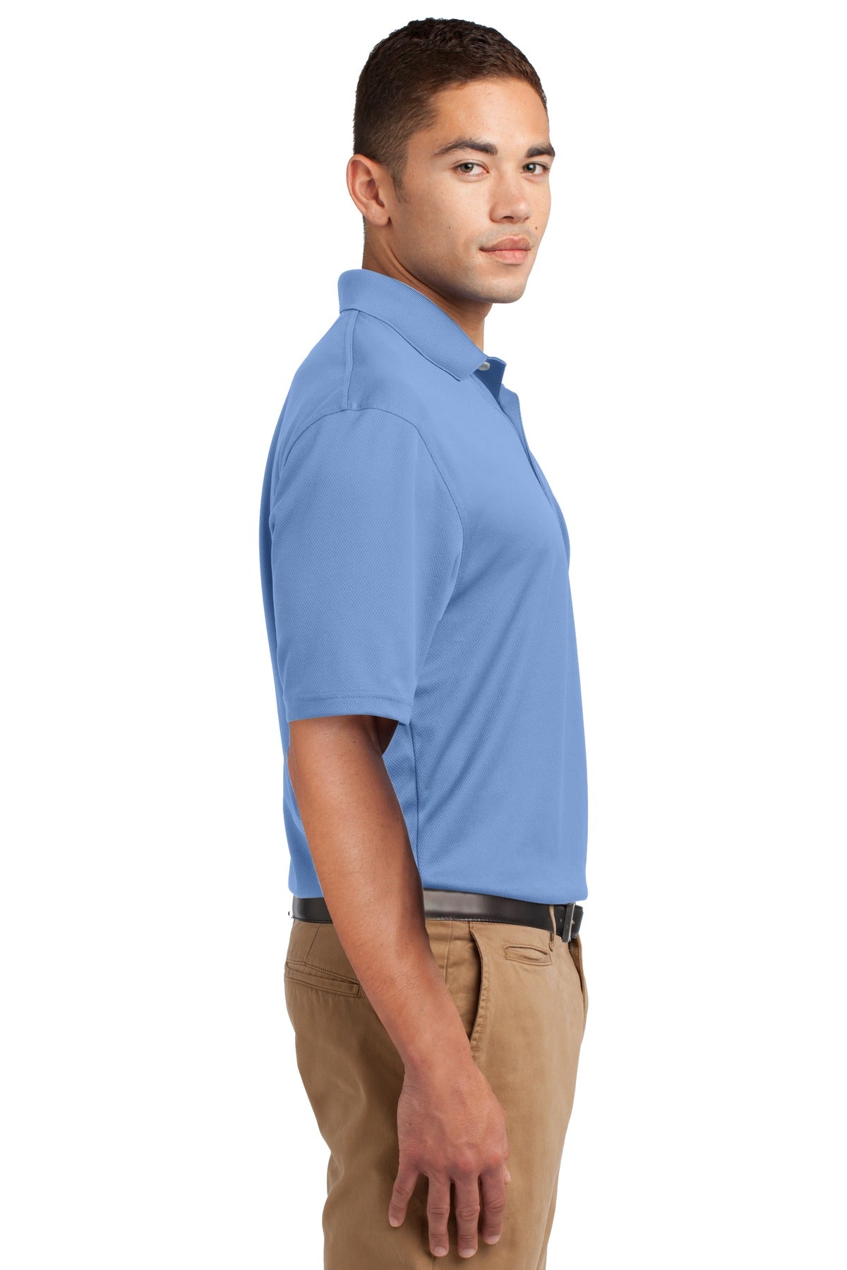 Blueberry Sport-Tek Dri-Mesh Polo. K469
