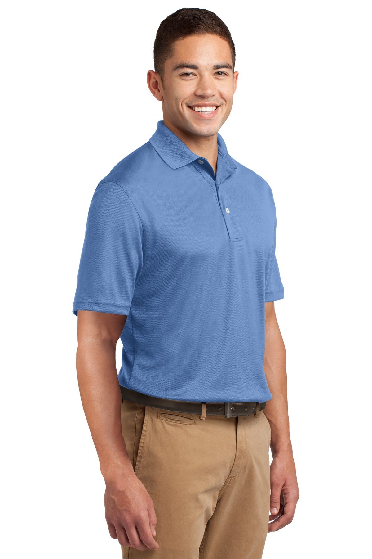 Blueberry Sport-Tek Dri-Mesh Polo. K469