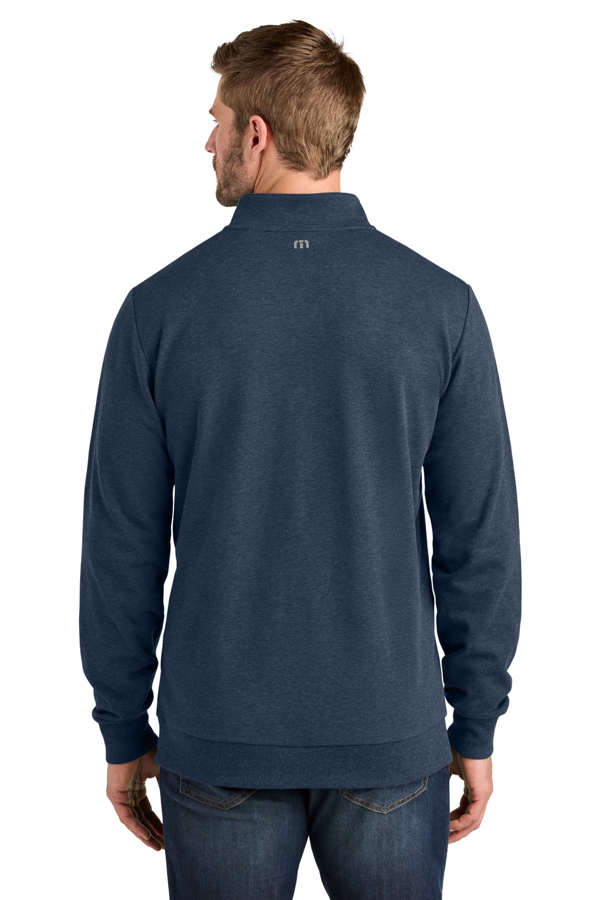 BlueHthr TravisMathew Ocean Villa 1/4-Zip TMA41421