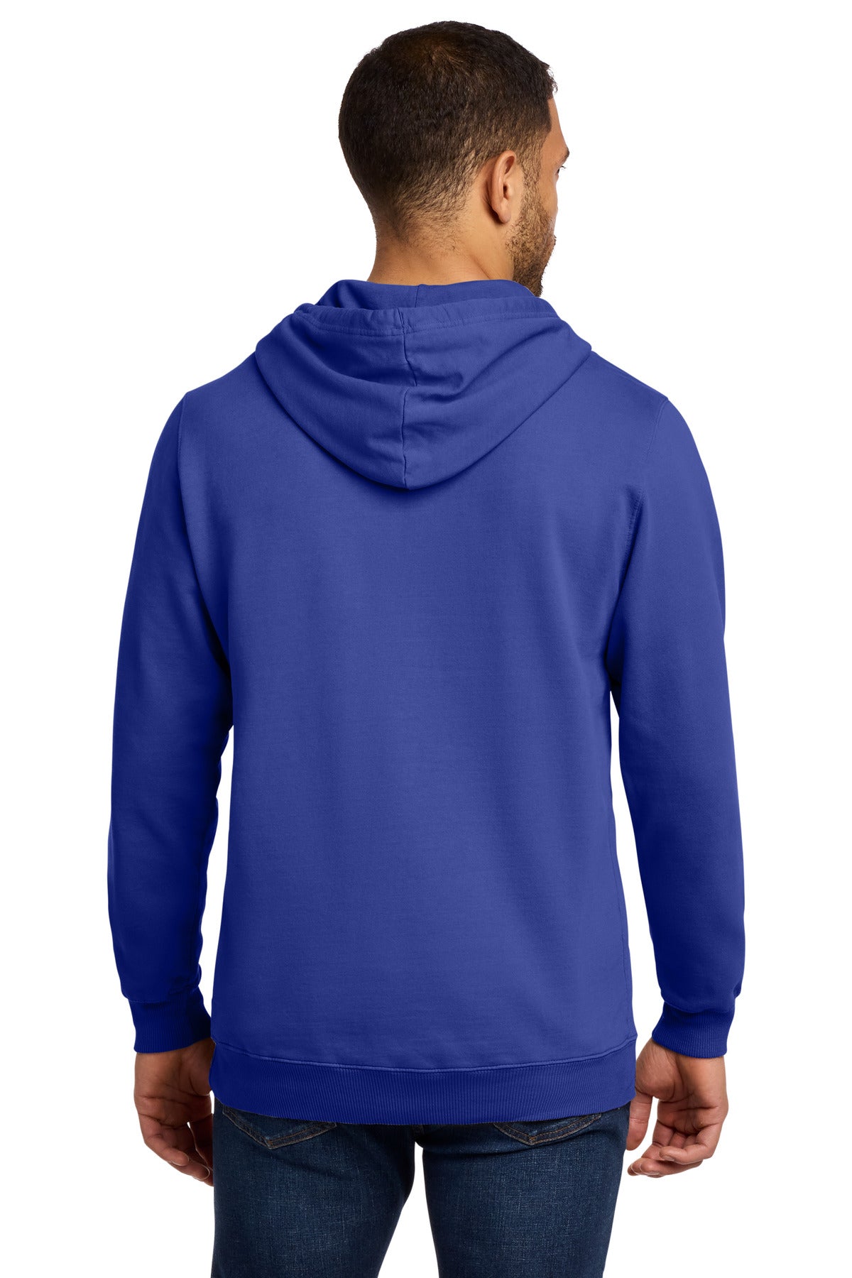 BlueIris Port & Co Beach Wash Garment-Dyed Pullover Hooded Sweatshirt. PC098H