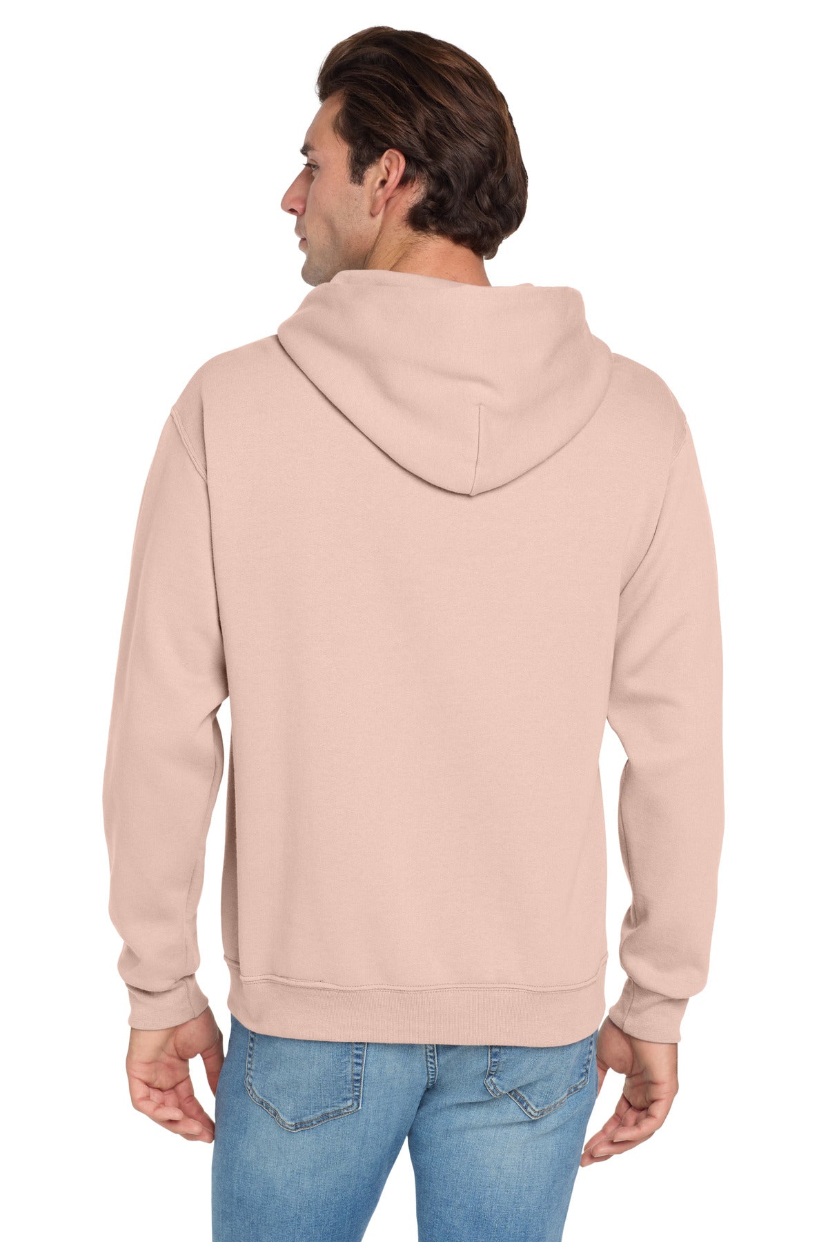 BlushPink Jerzees NuBlend Pullover Hooded Sweatshirt. 996M