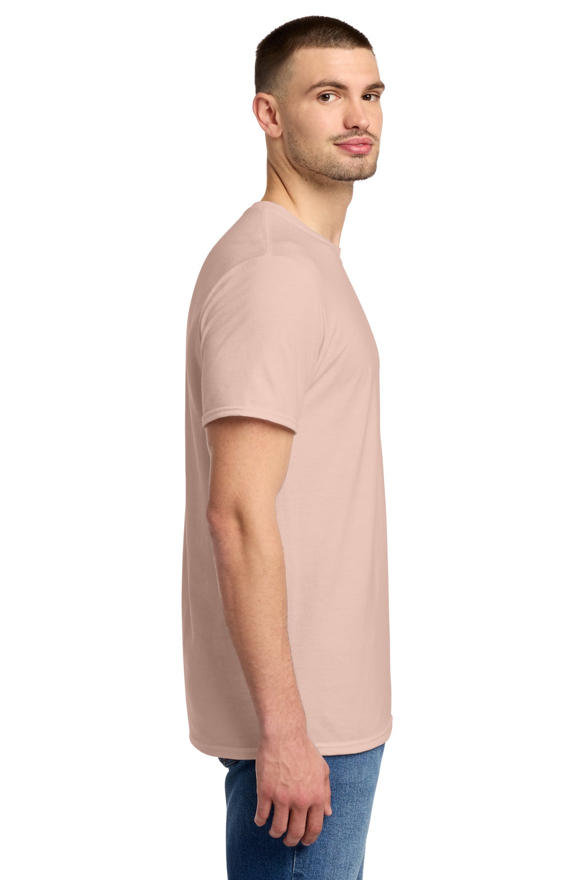 BlushPink Jerzees Premium Blend Ring Spun T-Shirt 560M