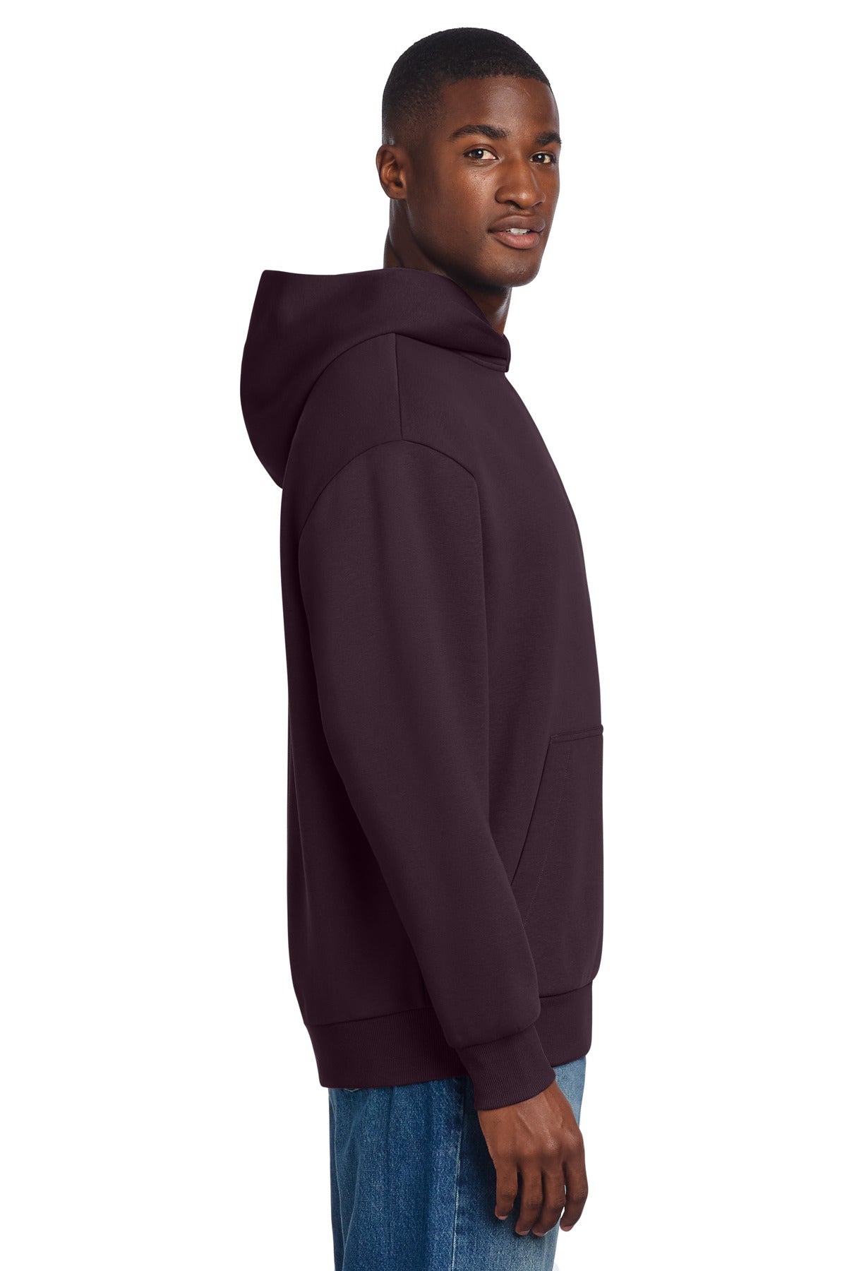 Bordeaux District V.I.T. Heavyweight Fleece Hoodie DT6150