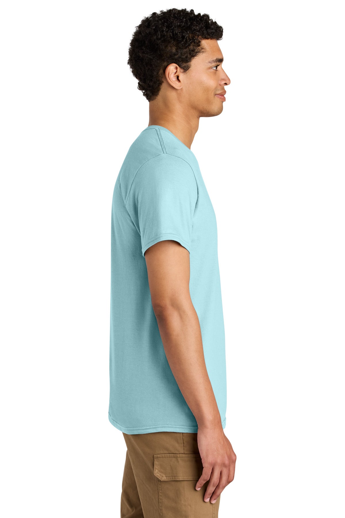 BreezyBlue Jerzees Unisex Premium Combed Ring Spun Cotton Tee 570M