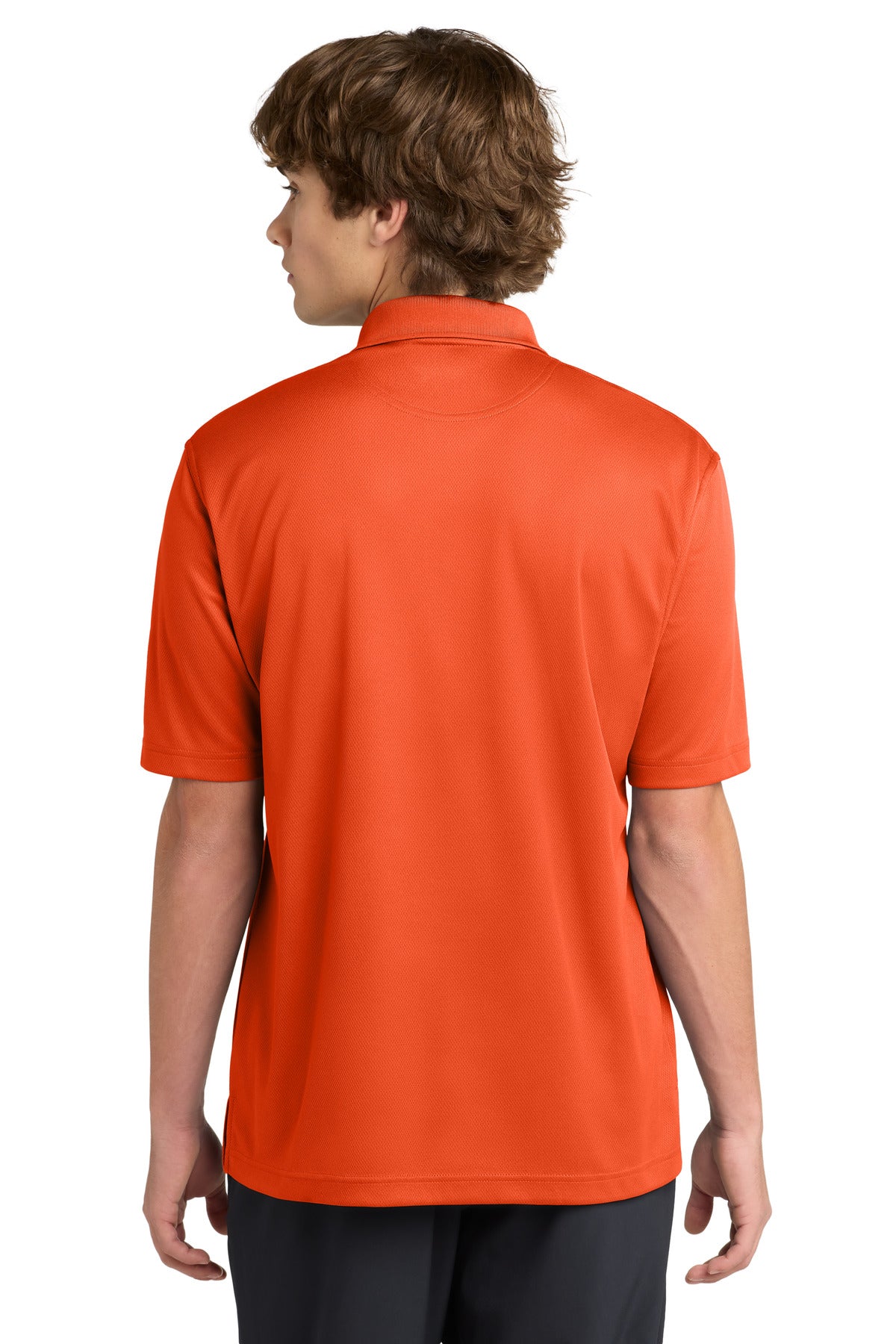 Bright Orange Sport-Tek Dri-Mesh Polo. K469
