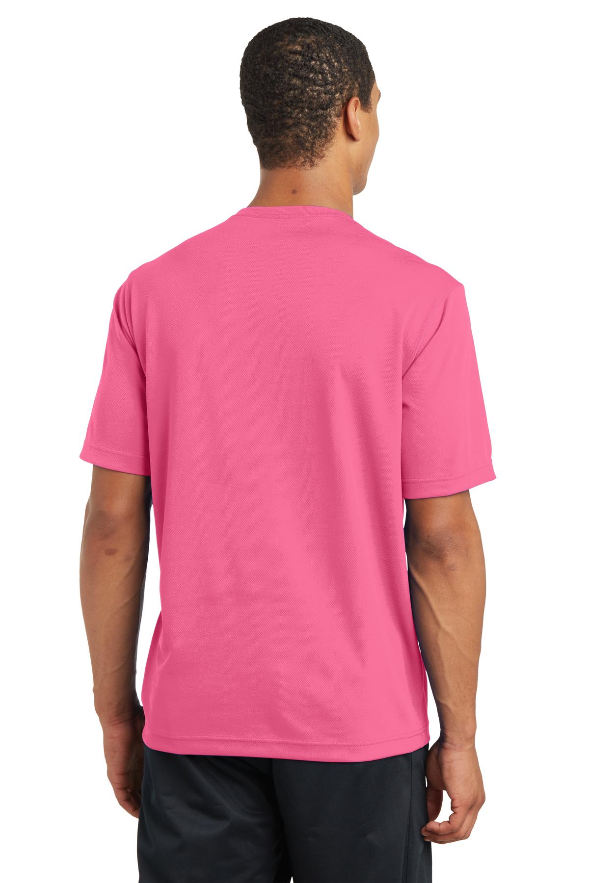 Bright Pink Sport-Tek PosiCharge RacerMesh Tee. ST340