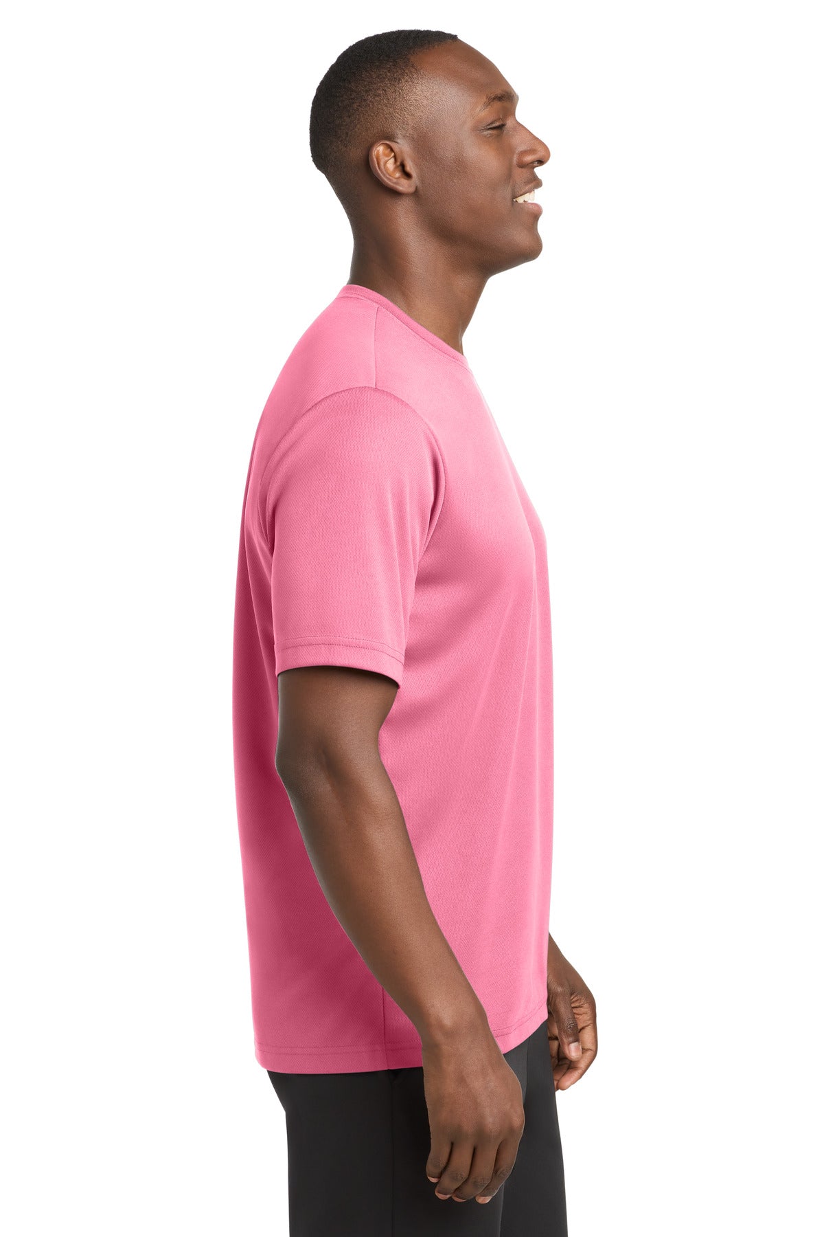 Bright Pink Sport-Tek PosiCharge RacerMesh Tee. ST340
