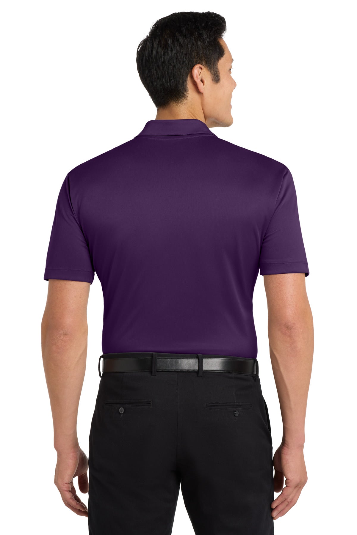 Bright Purple Port Authority Silk Touch Performance Polo. K540