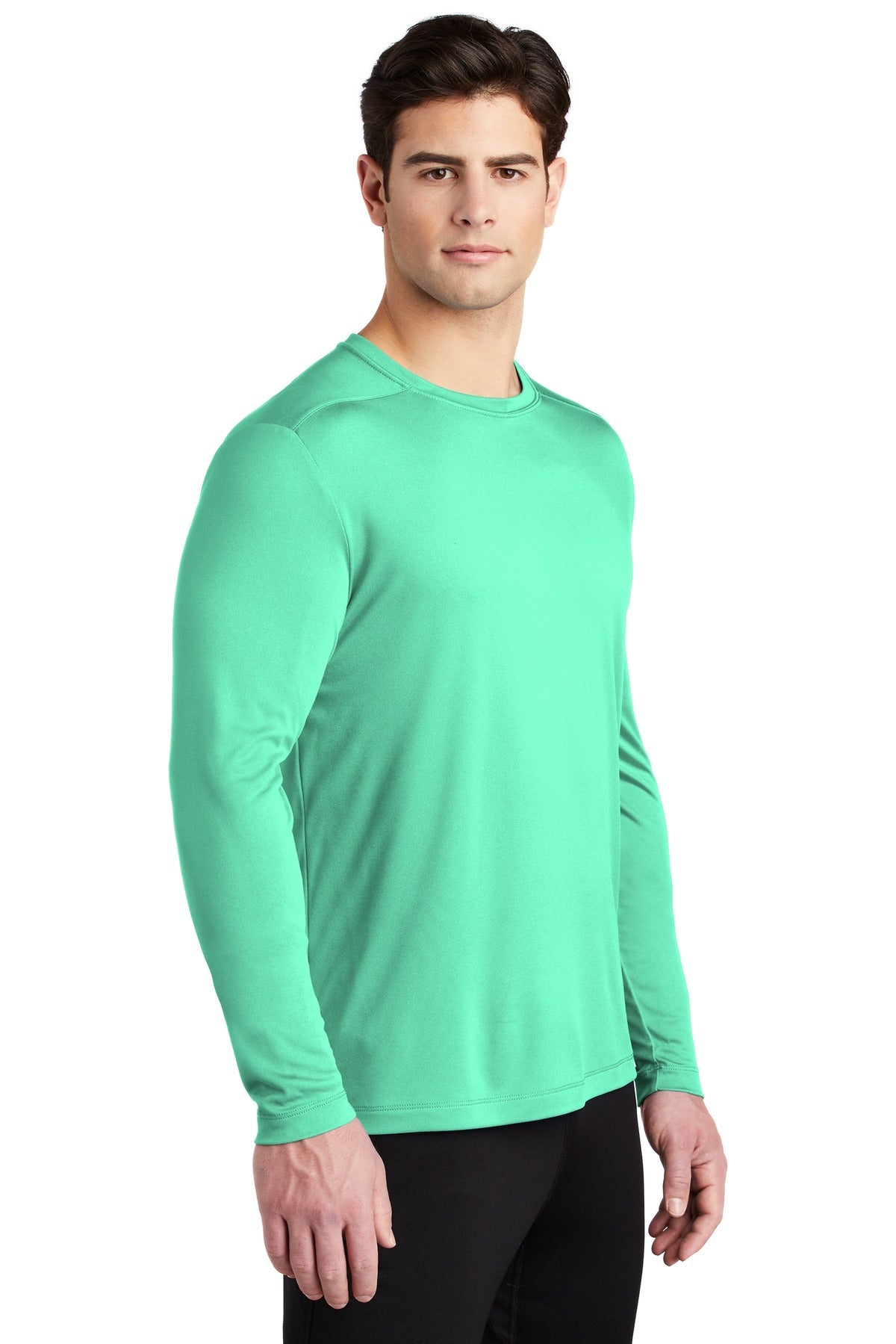 Bright Seafoam Sport-Tek Posi-UV Pro Long Sleeve Tee. ST420LS