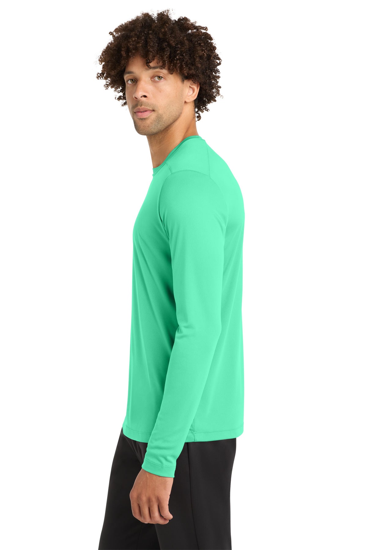 Bright Seafoam Sport-Tek Posi-UV Pro Long Sleeve Tee. ST420LS