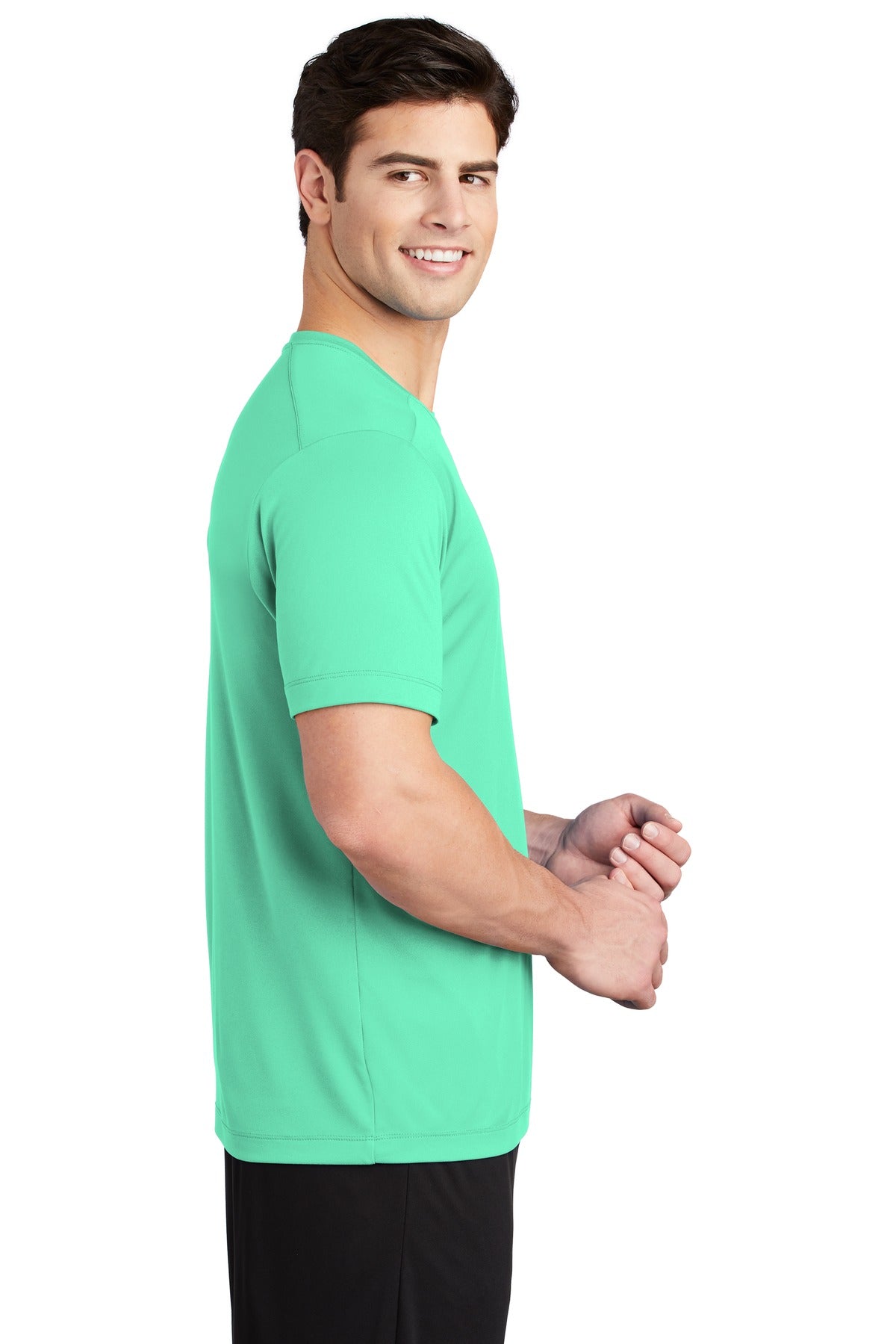 Bright Seafoam Sport-Tek Posi-UV Pro Tee. ST420