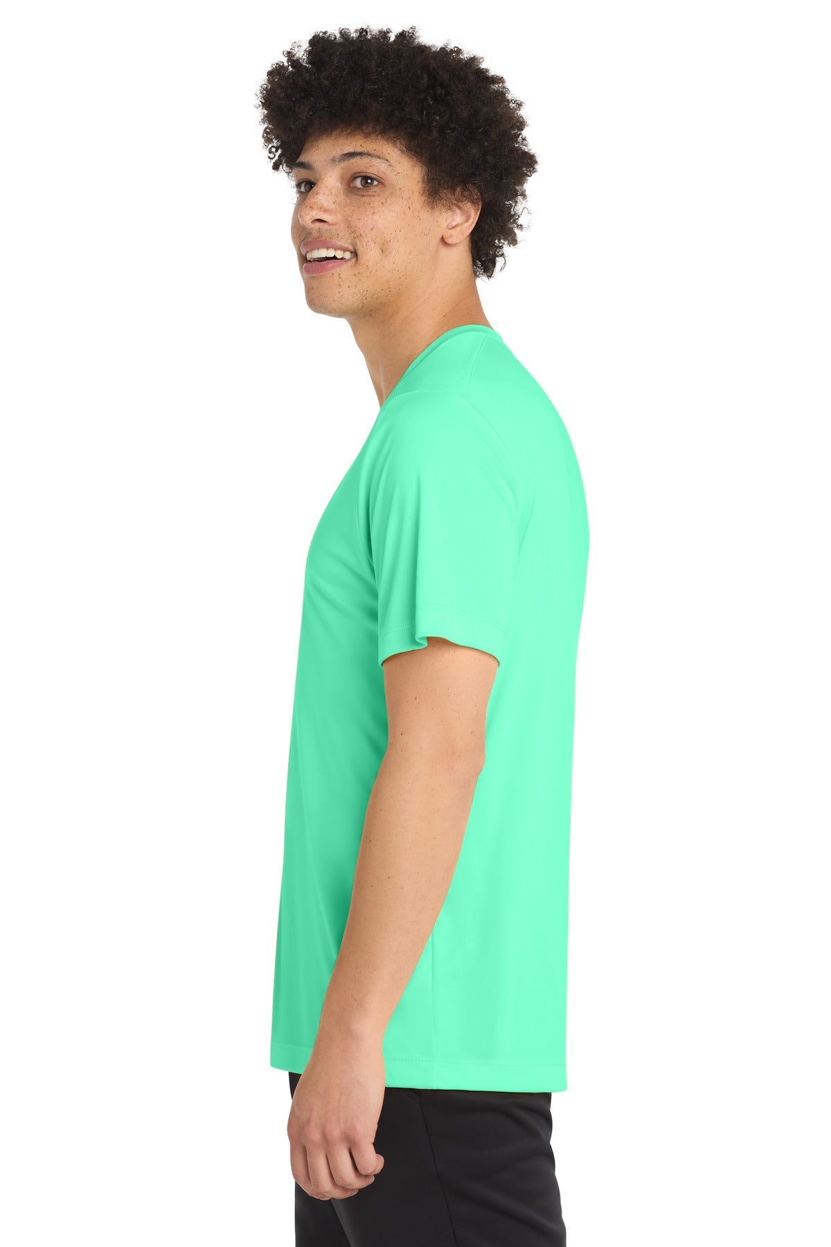 Bright Seafoam Sport-Tek Posi-UV Pro Tee. ST420