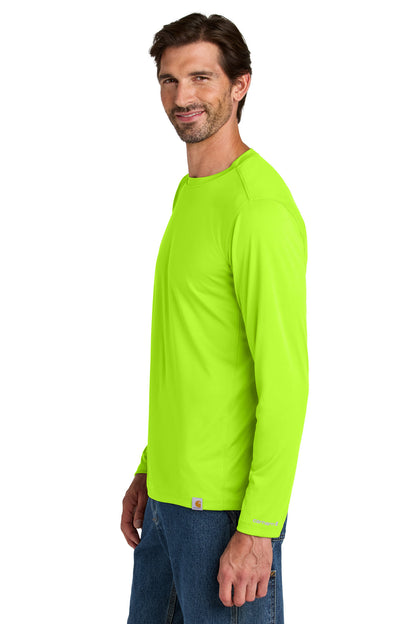 BriteLime Carhartt Force Sun Defender Long Sleeve T-Shirt CT106972