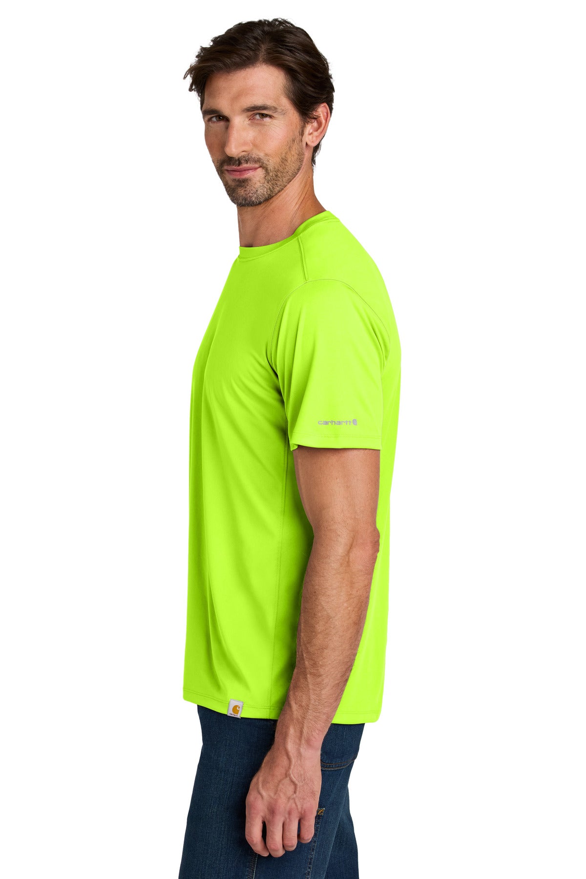 BriteLime Carhartt Force Sun Defender Short Sleeve T-Shirt CT106868