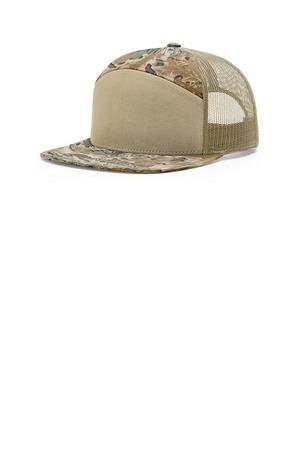 BrkDcCm/Br Richardson Printed 7-Panel Trucker 168P