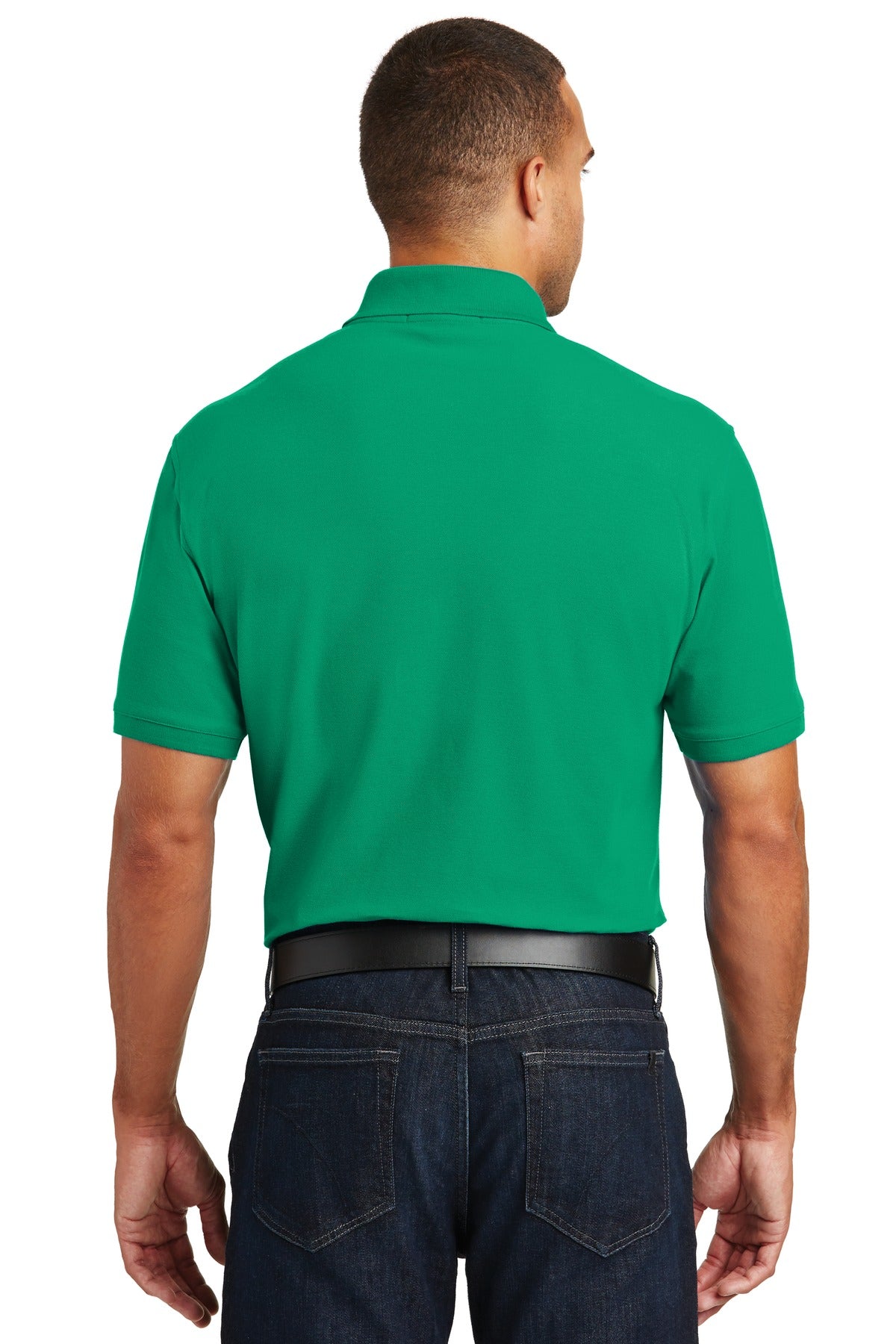 Brt Kelly Grn Port Authority Core Classic Pique Polo. K100