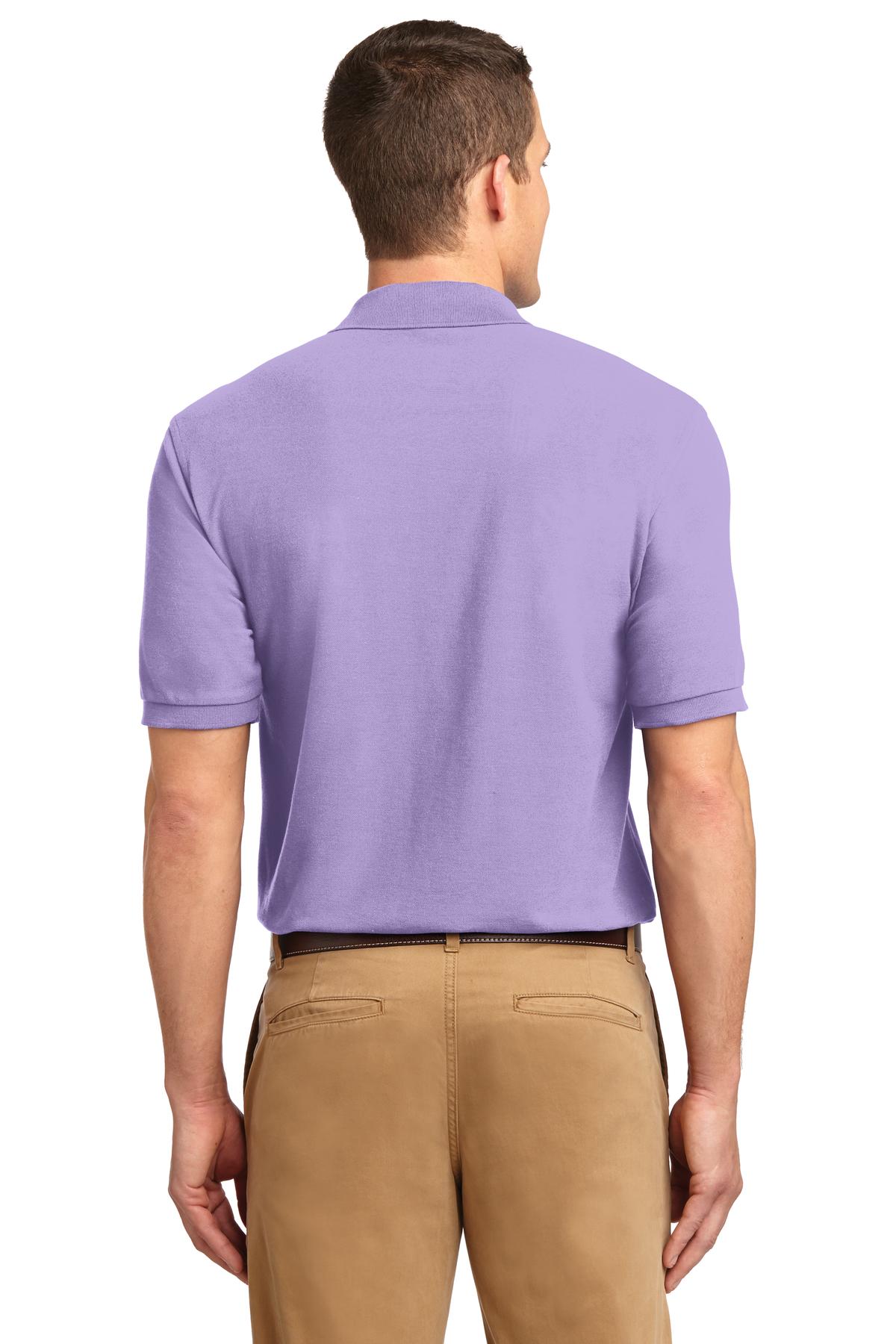 Brt Lavender Port Authority Extended Size Silk Touch Polo K500ES
