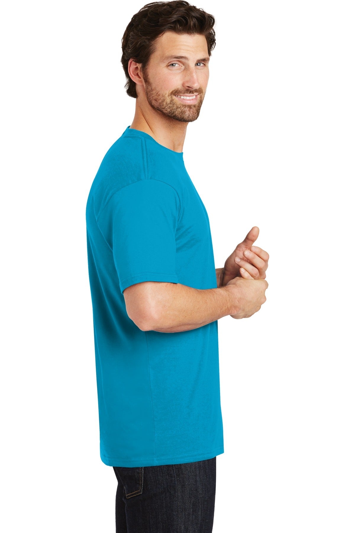 Brt Turquoise District Perfect Weight Tee. DT104