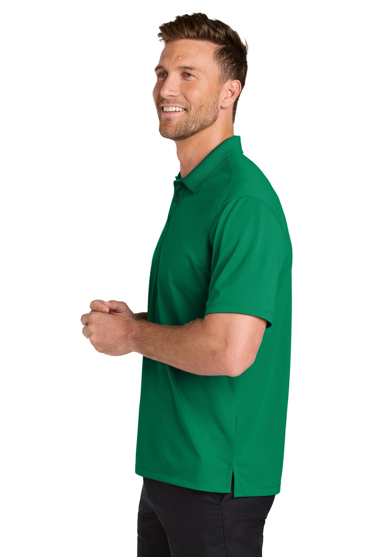 BrtKelGn Port Authority Wearever Performance Pique Polo K240