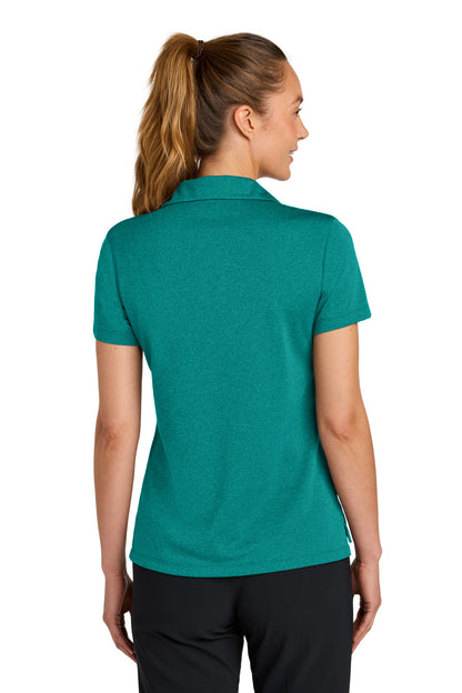 BrtSpruceH Nike Women's Dri-FIT Smooth Heather Polo NKFQ4793