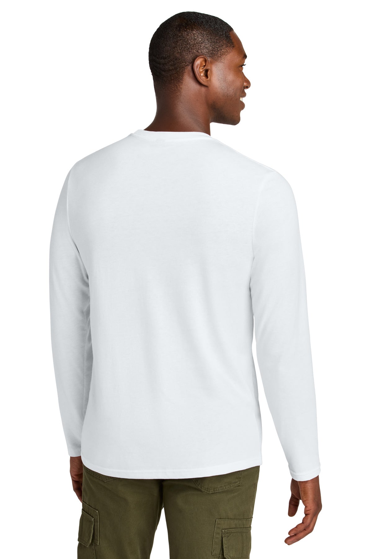 BrtWhite District Perfect Weight CVC Long Sleeve Tee DT185