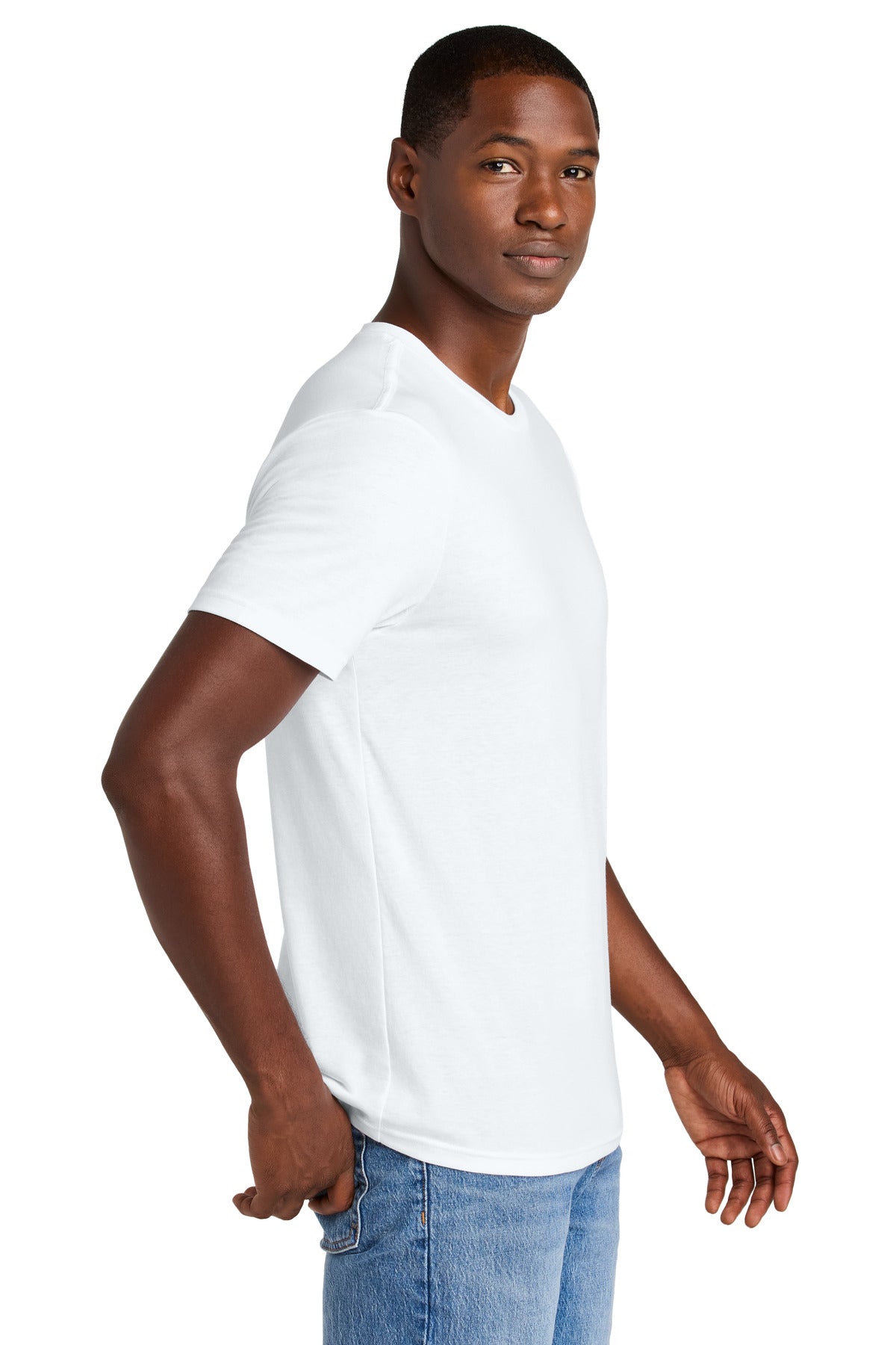 BrtWhite District Perfect Weight CVC Tee DT184