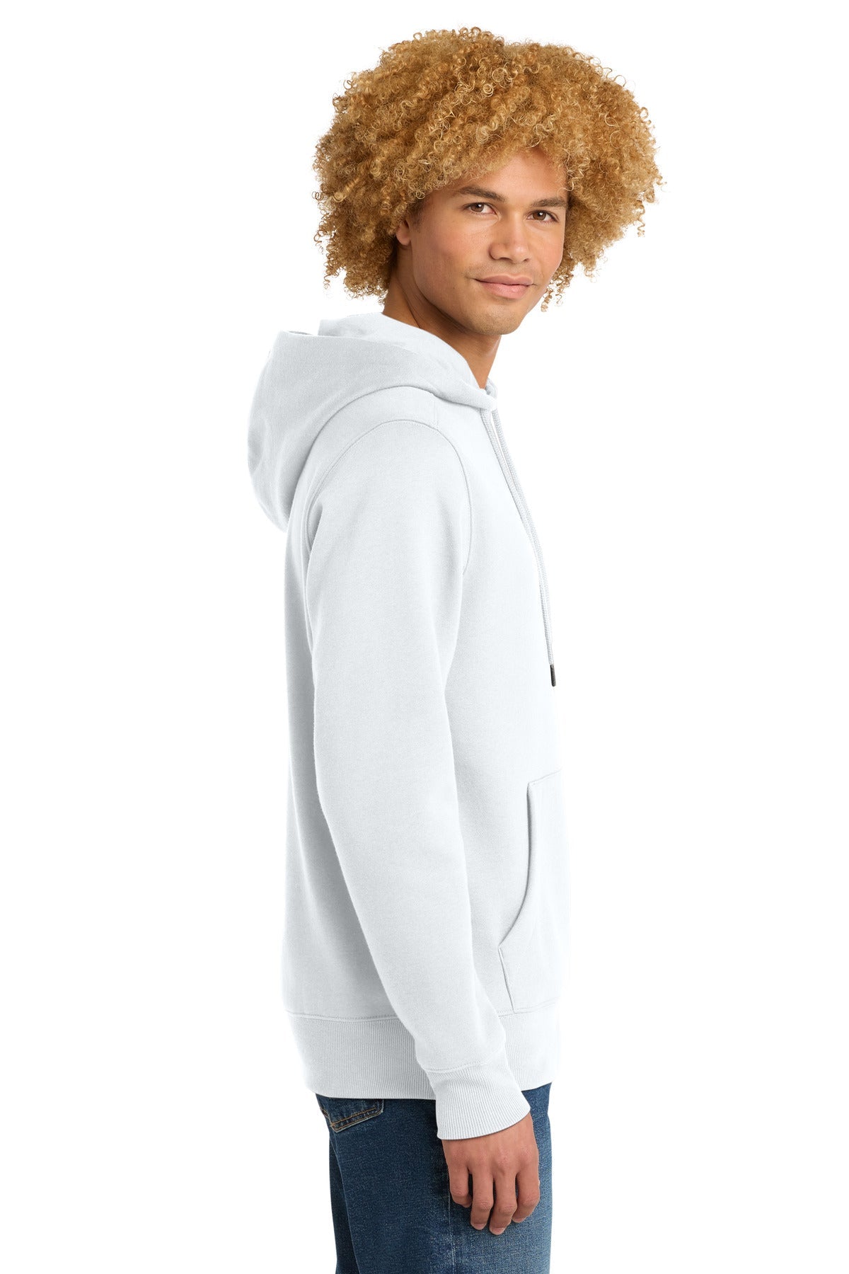 BrtWhite District Perfect Weight Fleece Hoodie DT1101