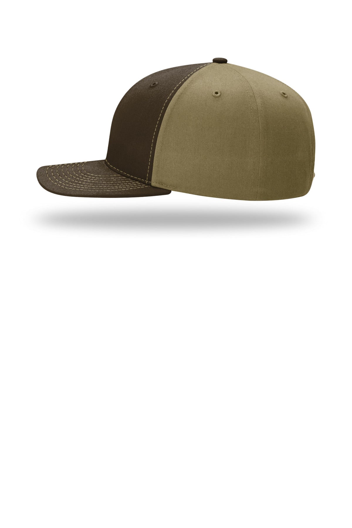 Brwn/Khaki Richardson Solid Twill Trucker 312