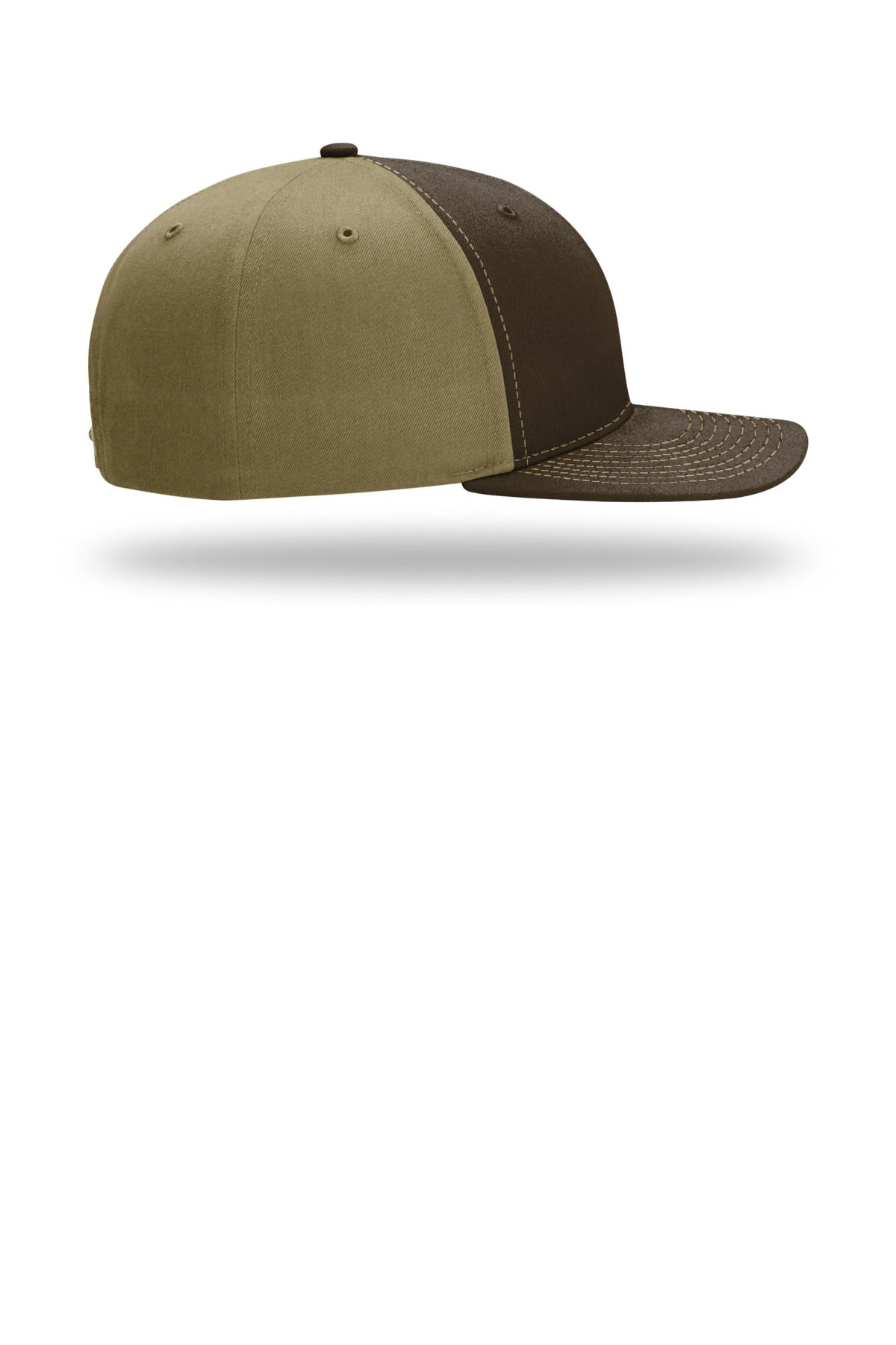 Brwn/Khaki Richardson Solid Twill Trucker 312