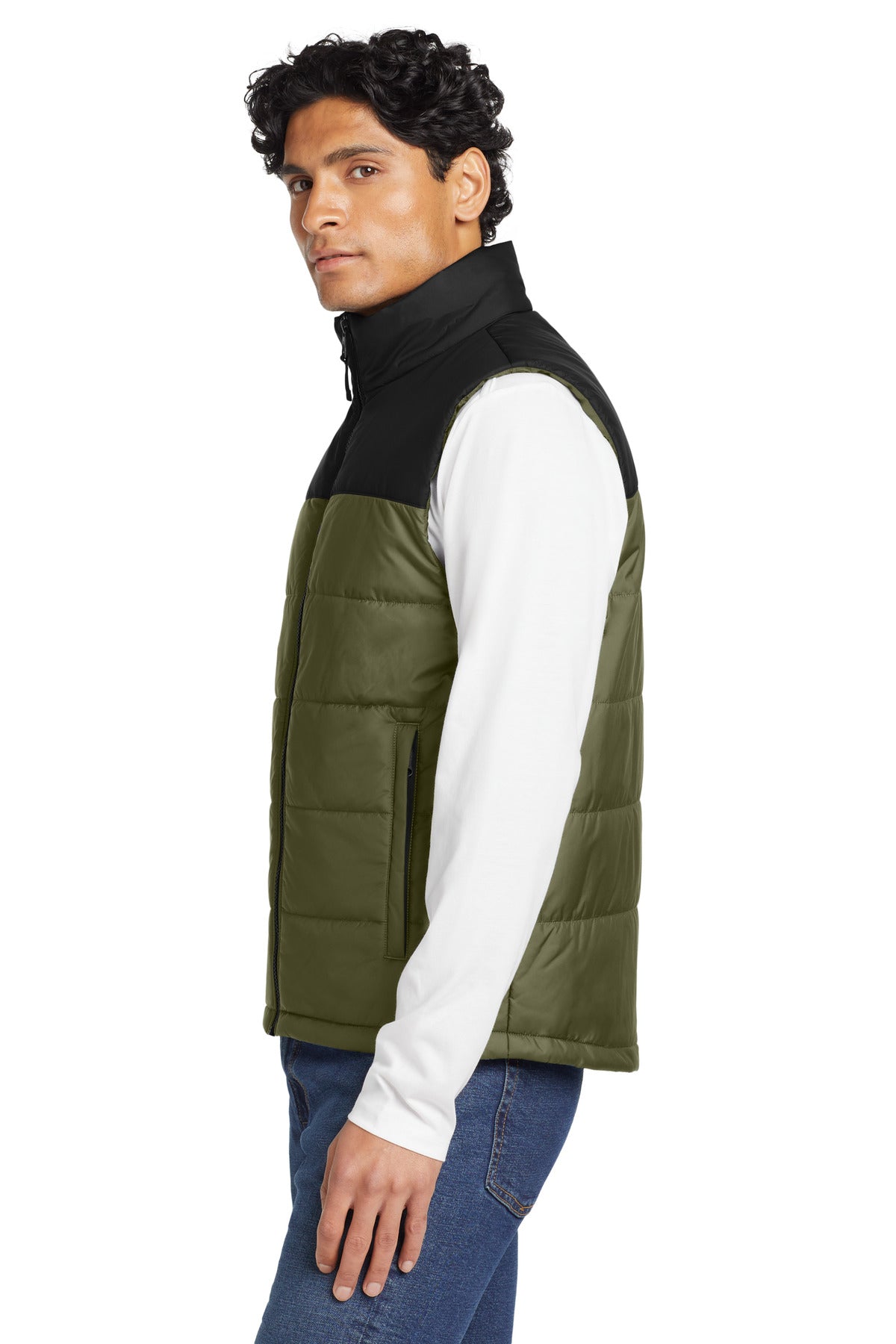 Burnt Olive Gn The North Face Everyday Insulated Vest. NF0A529A