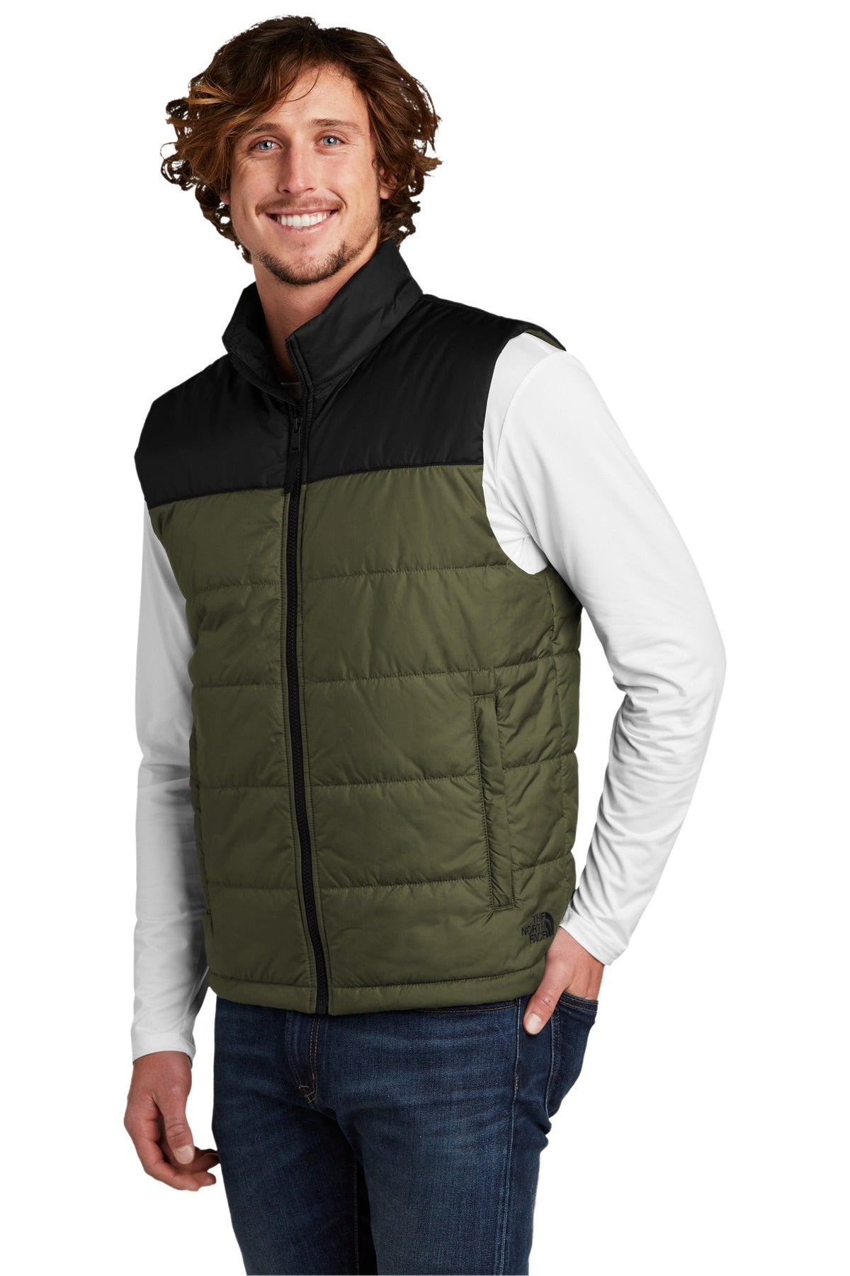 Burnt Olive Gn The North Face Everyday Insulated Vest. NF0A529A