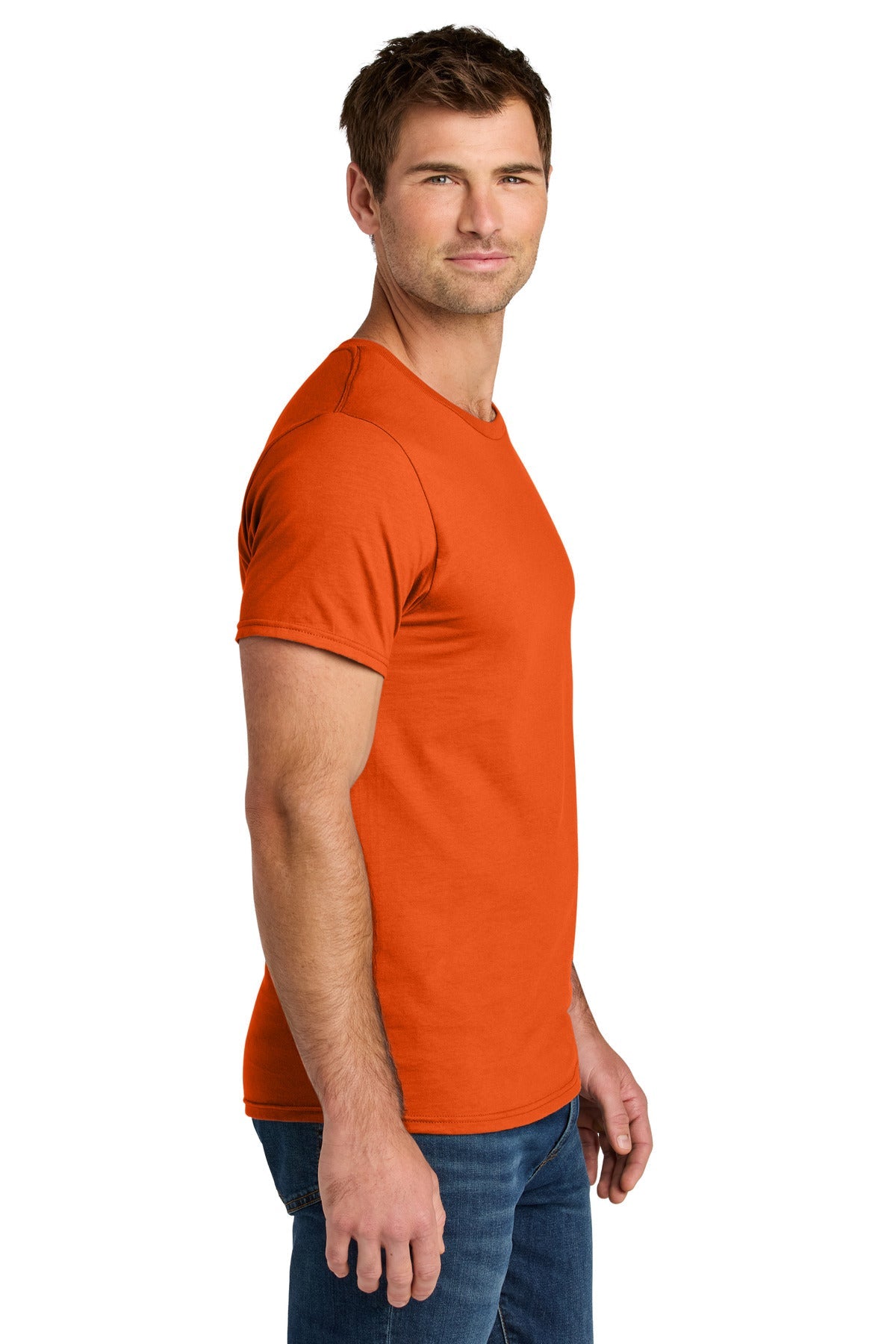 BurntOrng Jerzees Ultimate Unisex Ring Spun T-Shirt IC46M