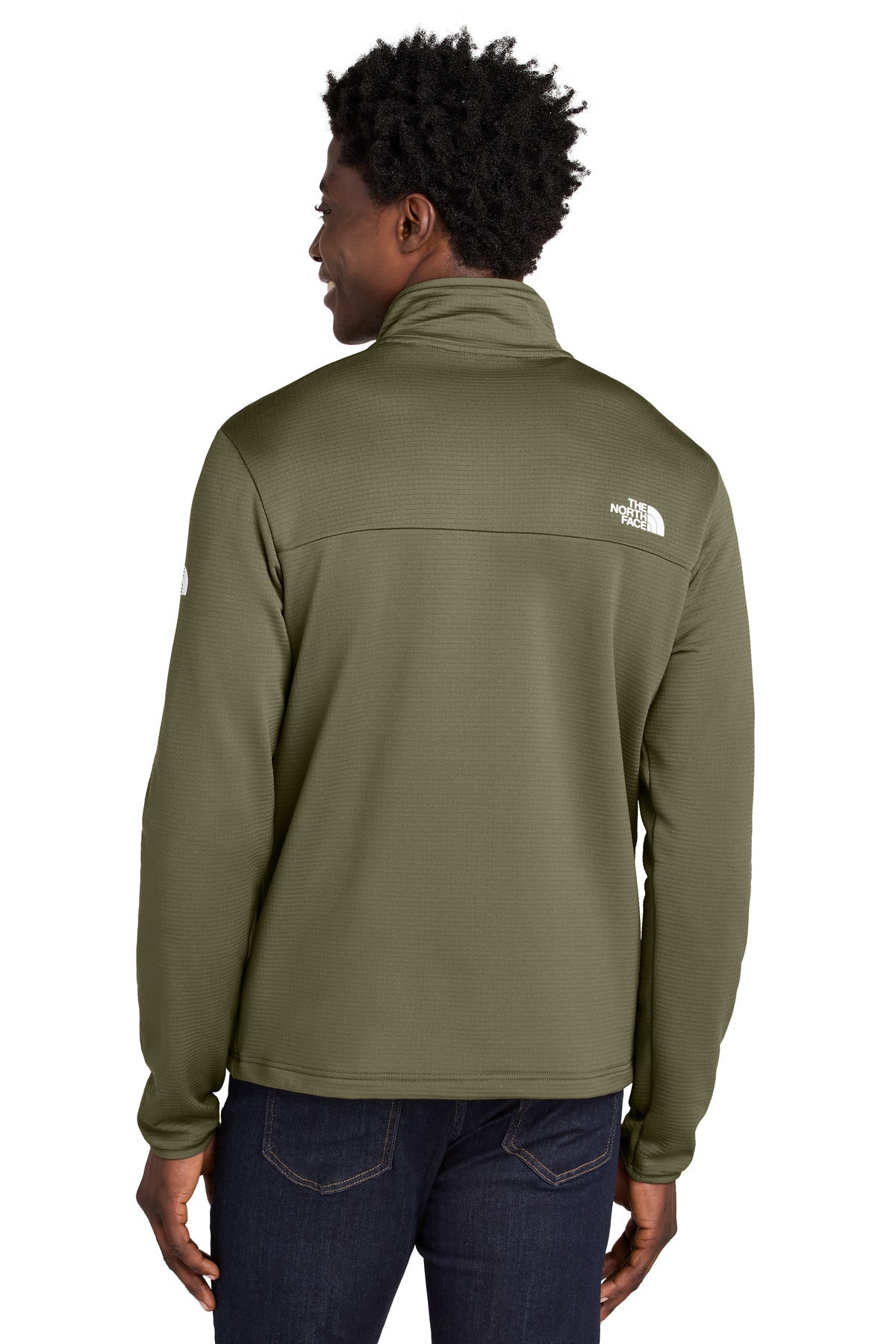 BurntOvGn The North Face Aim 1/4-Zip Fleece NF0A8ENJ