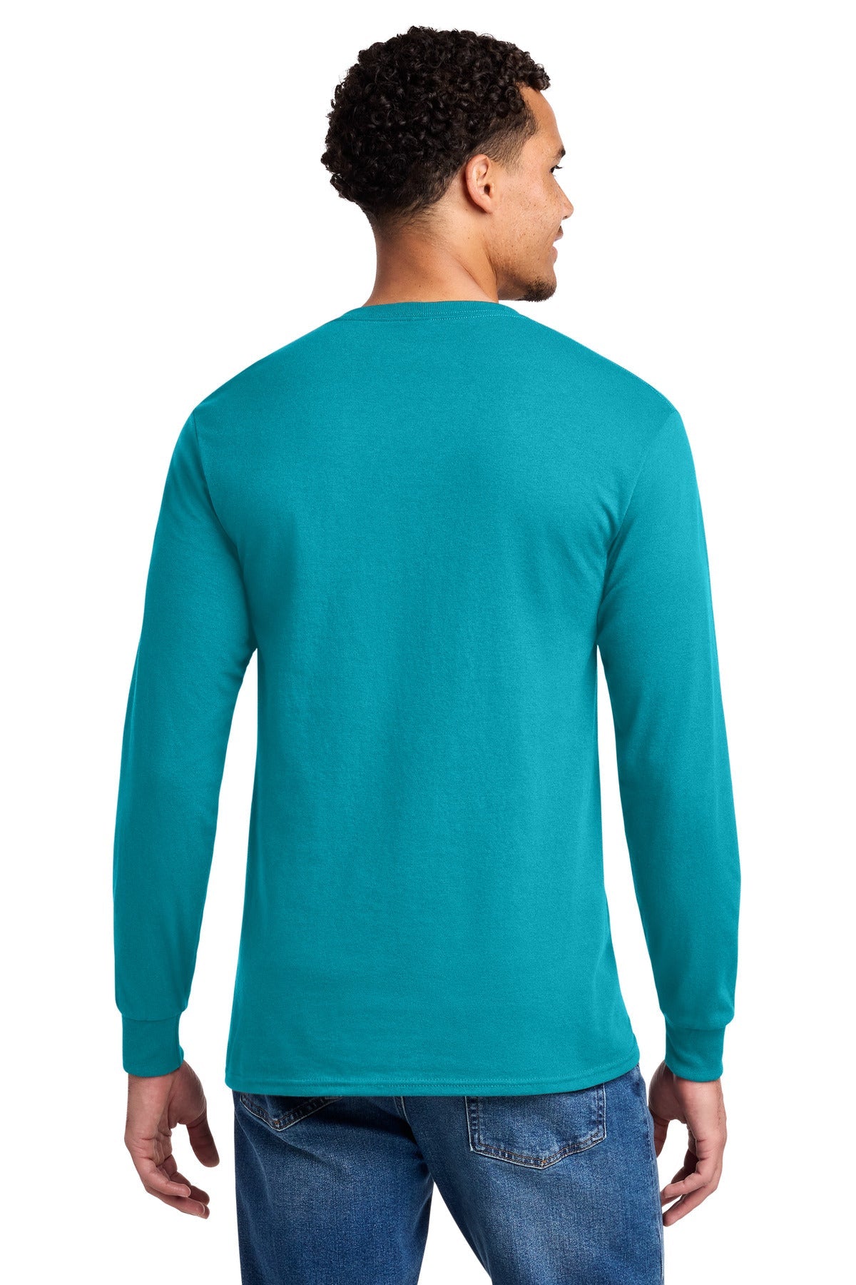 CaliBlue Jerzees - Dri-Power 50/50 Cotton/Poly Long Sleeve T-Shirt. 29LS
