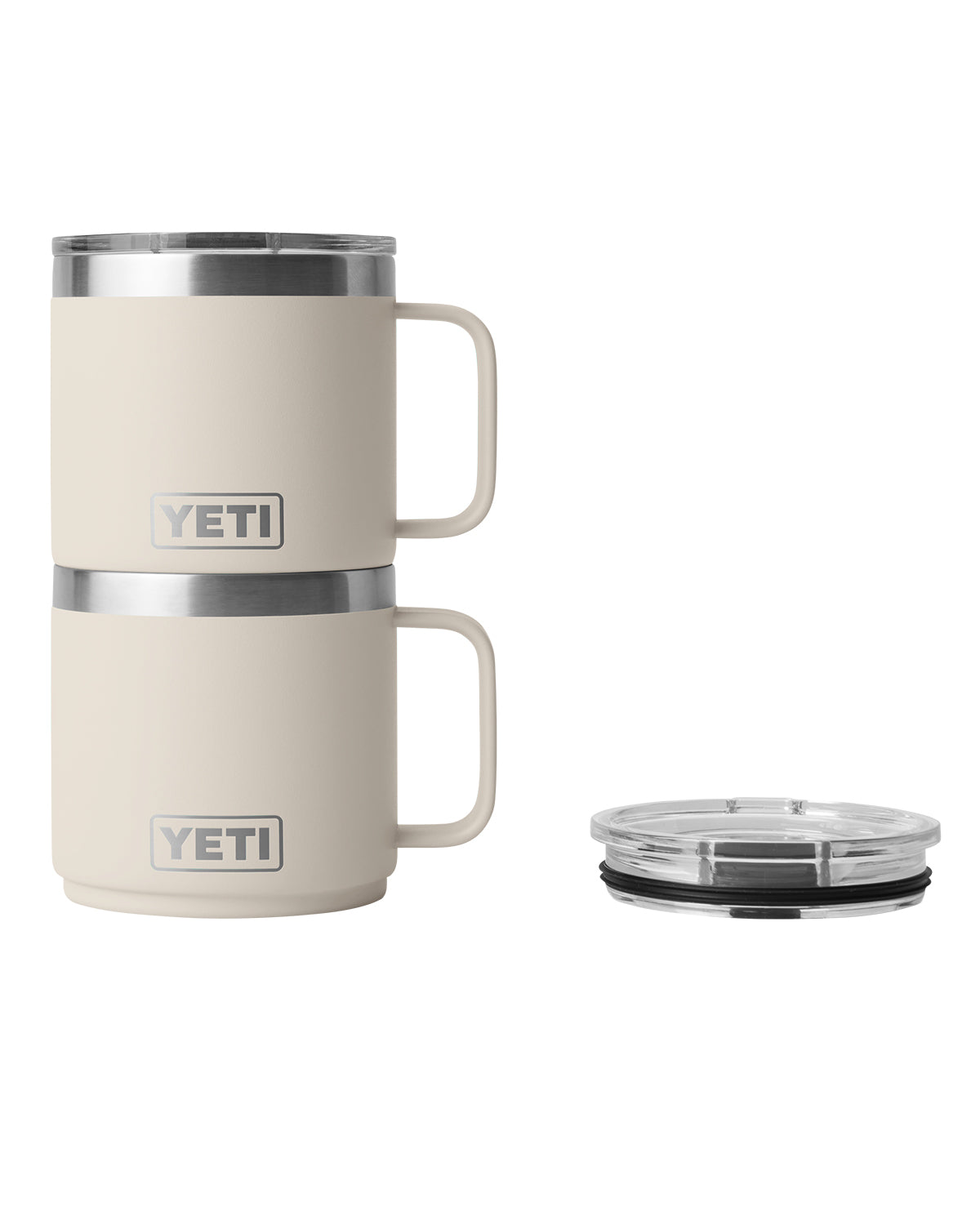 Cape Taupe Rambler® 14 oz Stackable Mug with DuraSip™ Ceramic Lining plain