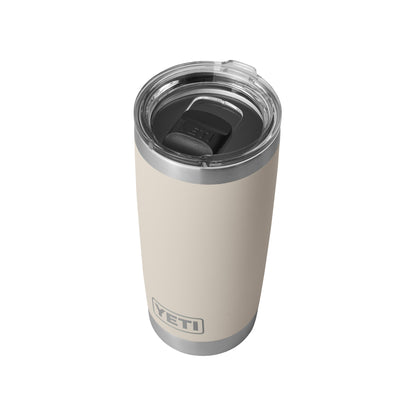 Cape Taupe Rambler® 20 oz Tumbler MagSlider™ Lid plain